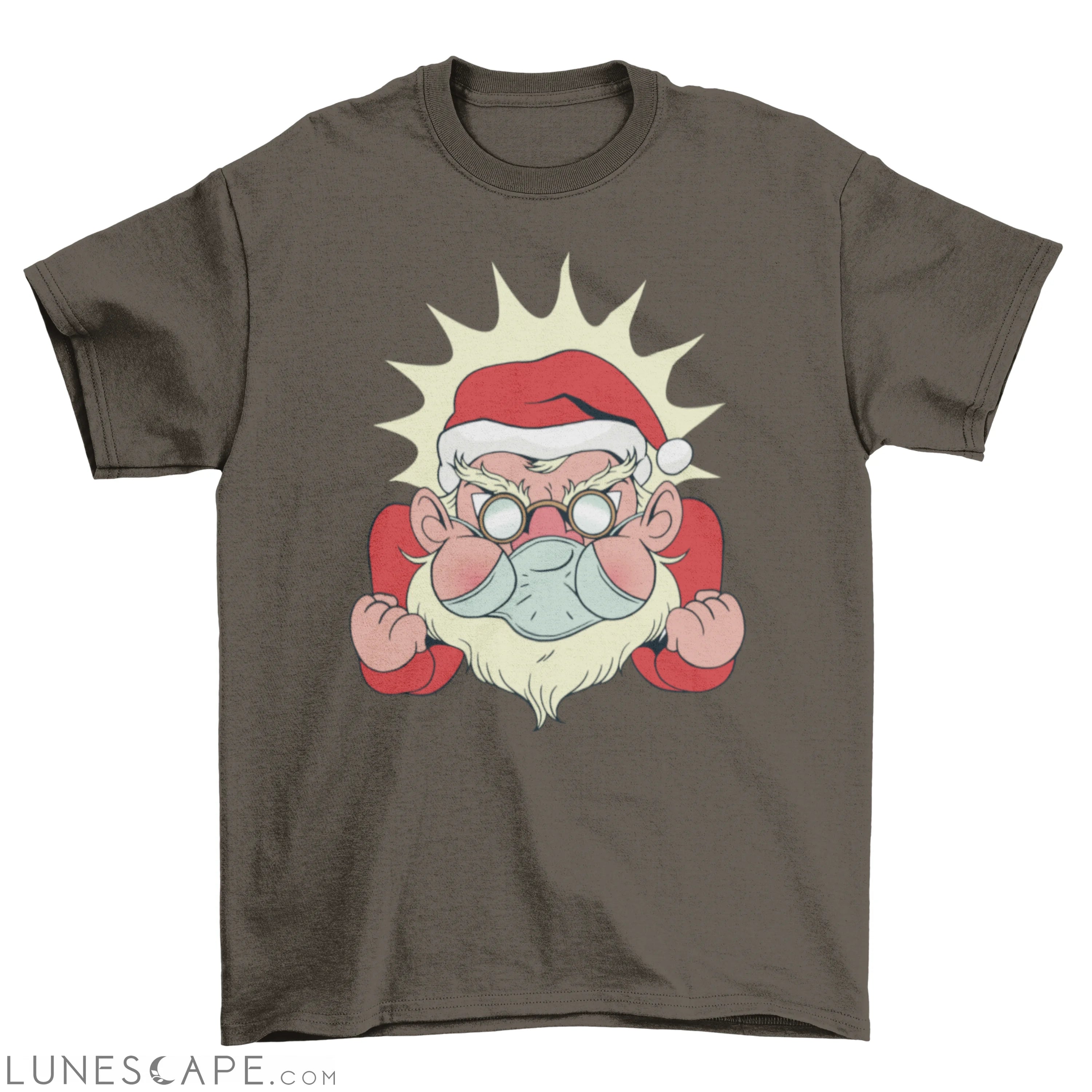 Angry santa facemask t-shirt LUNESCAPE