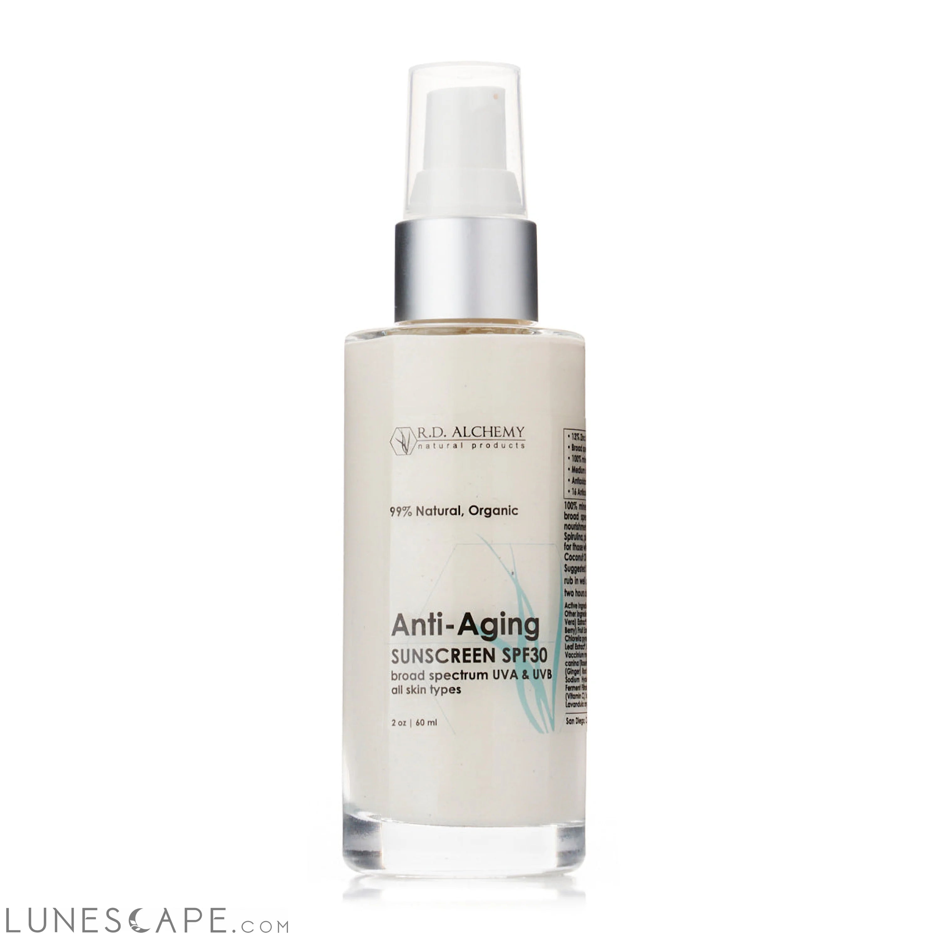 Anti-Aging Protecting Moisturizer SPF 30 Sunscreen LUNESCAPE
