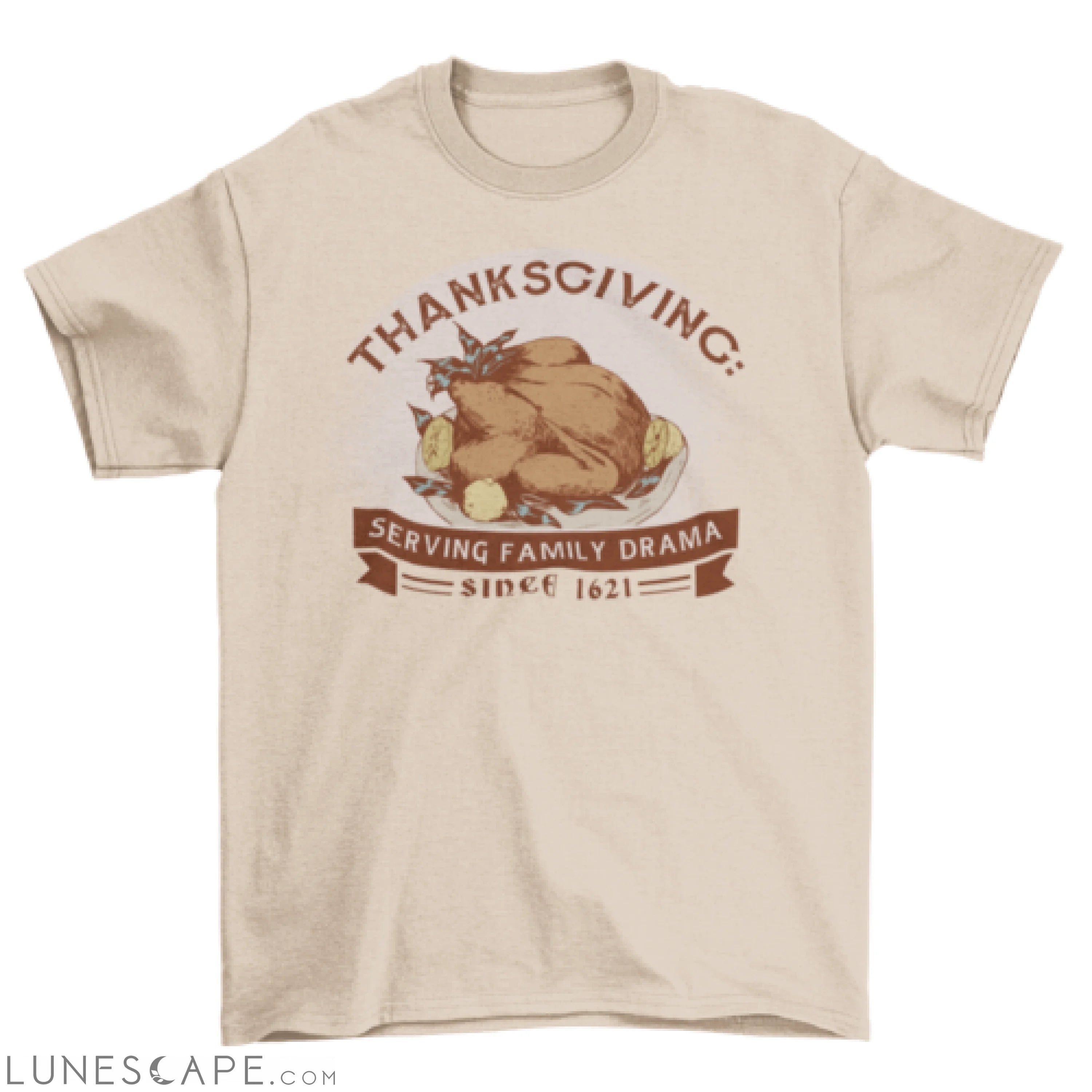 Anti-thanksgiving funny t-shirt LUNESCAPE
