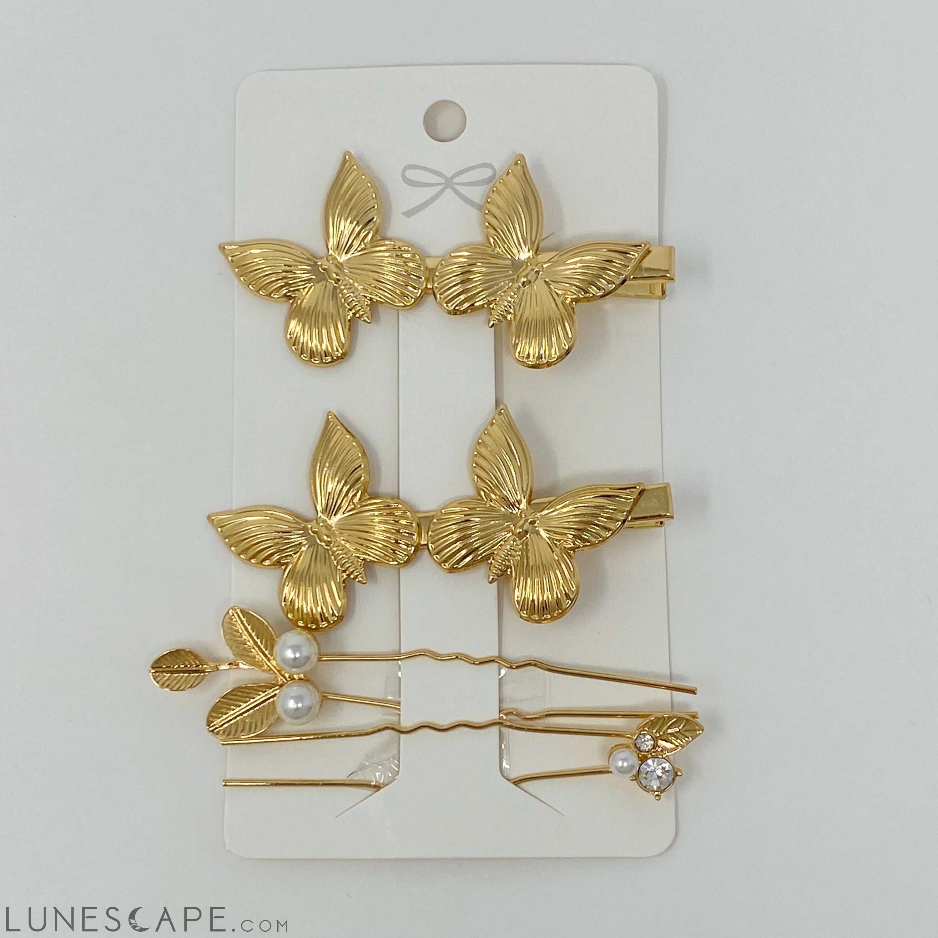 Antique Garden Hair Clip Set LUNESCAPE
