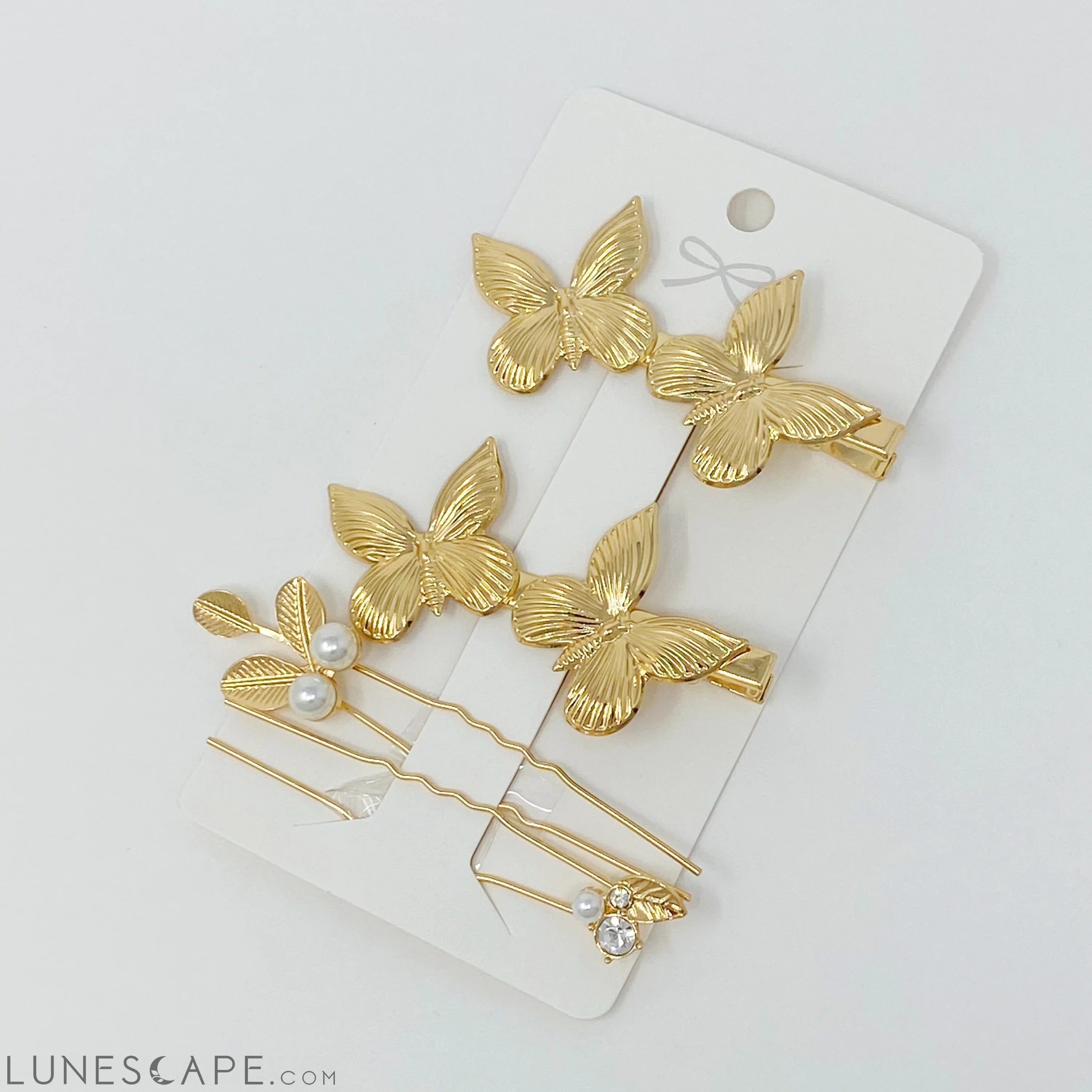 Antique Garden Hair Clip Set LUNESCAPE