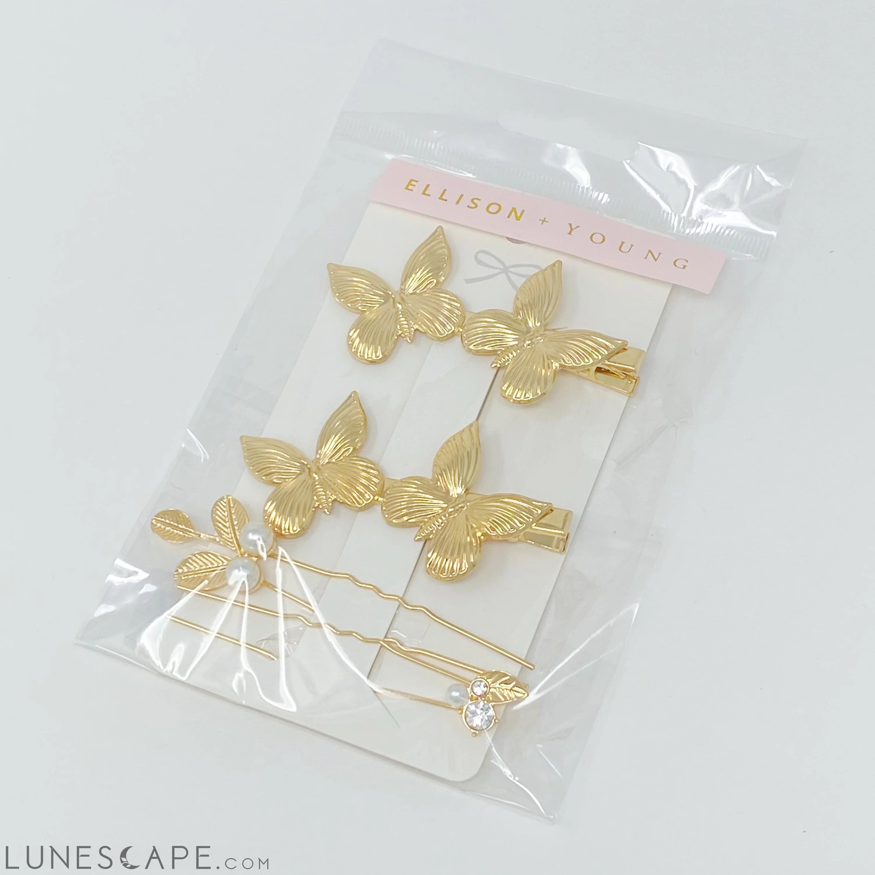 Antique Garden Hair Clip Set LUNESCAPE