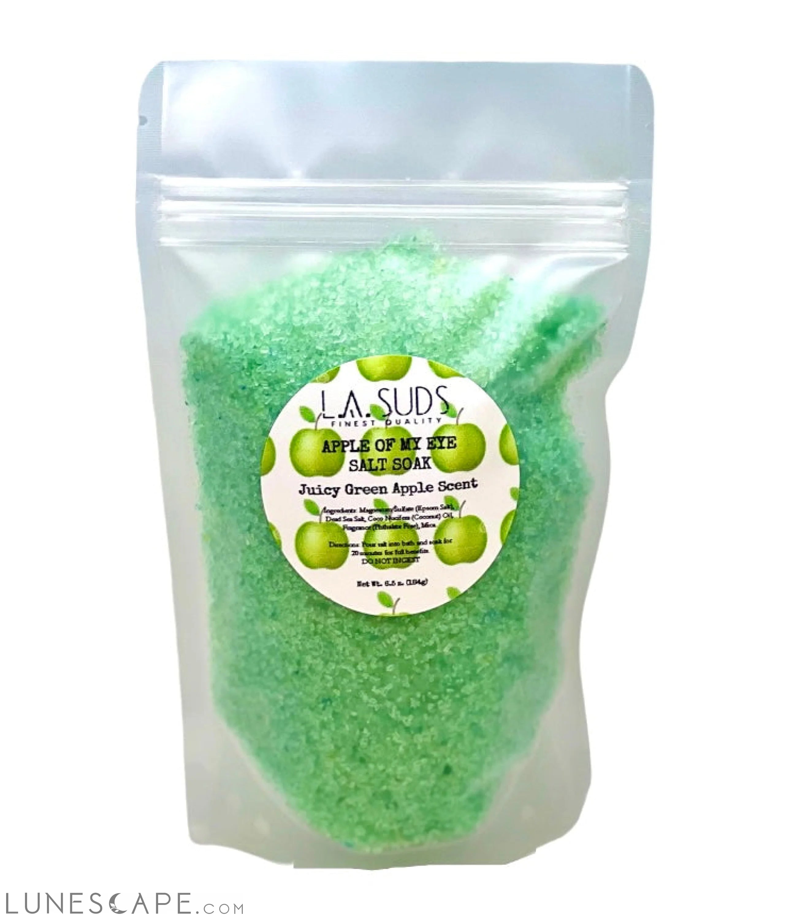 Apple of My Eye Green Apple Salt Soak LUNESCAPE