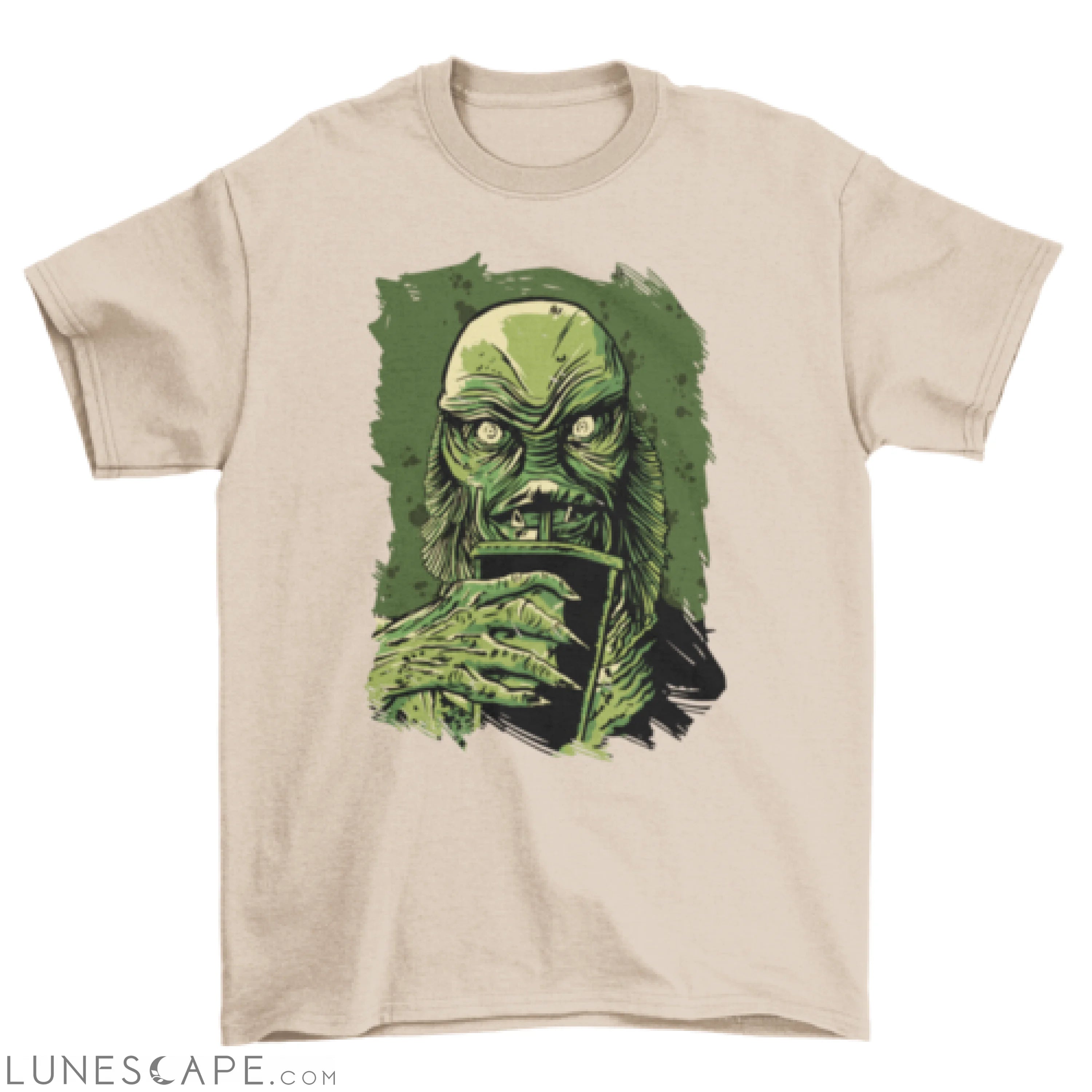 Aquatic Monster Creature T-shirt Design LUNESCAPE
