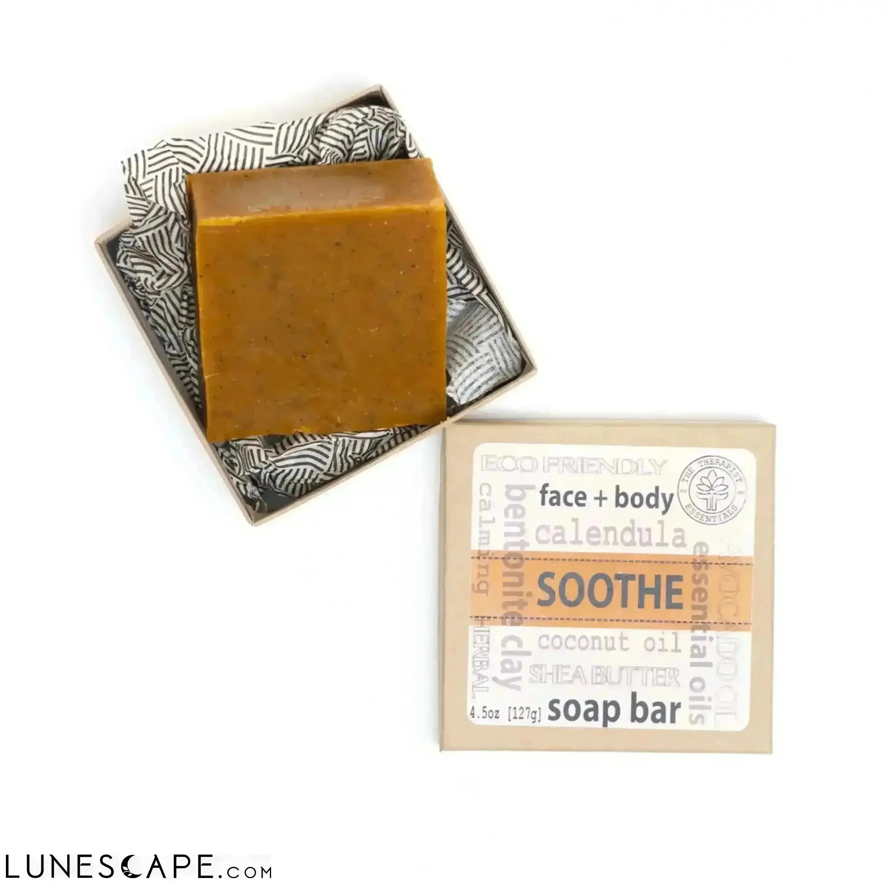 Aromatheraphy Soothe Coconut Oil Face & Vegan Body Soap LUNESCAPE