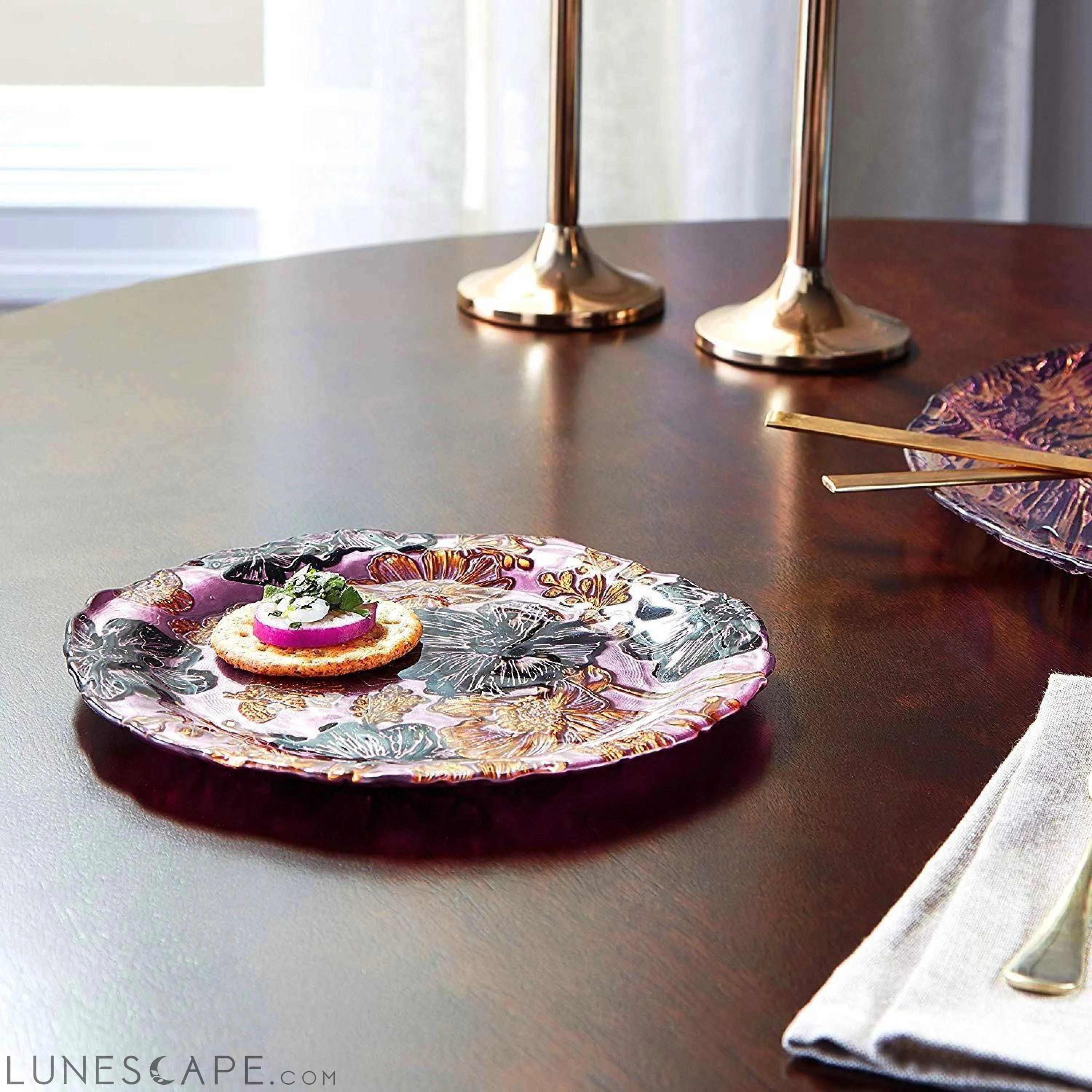 Artist Garden 8.5" Side Plates - Set of 4 LUNESCAPE