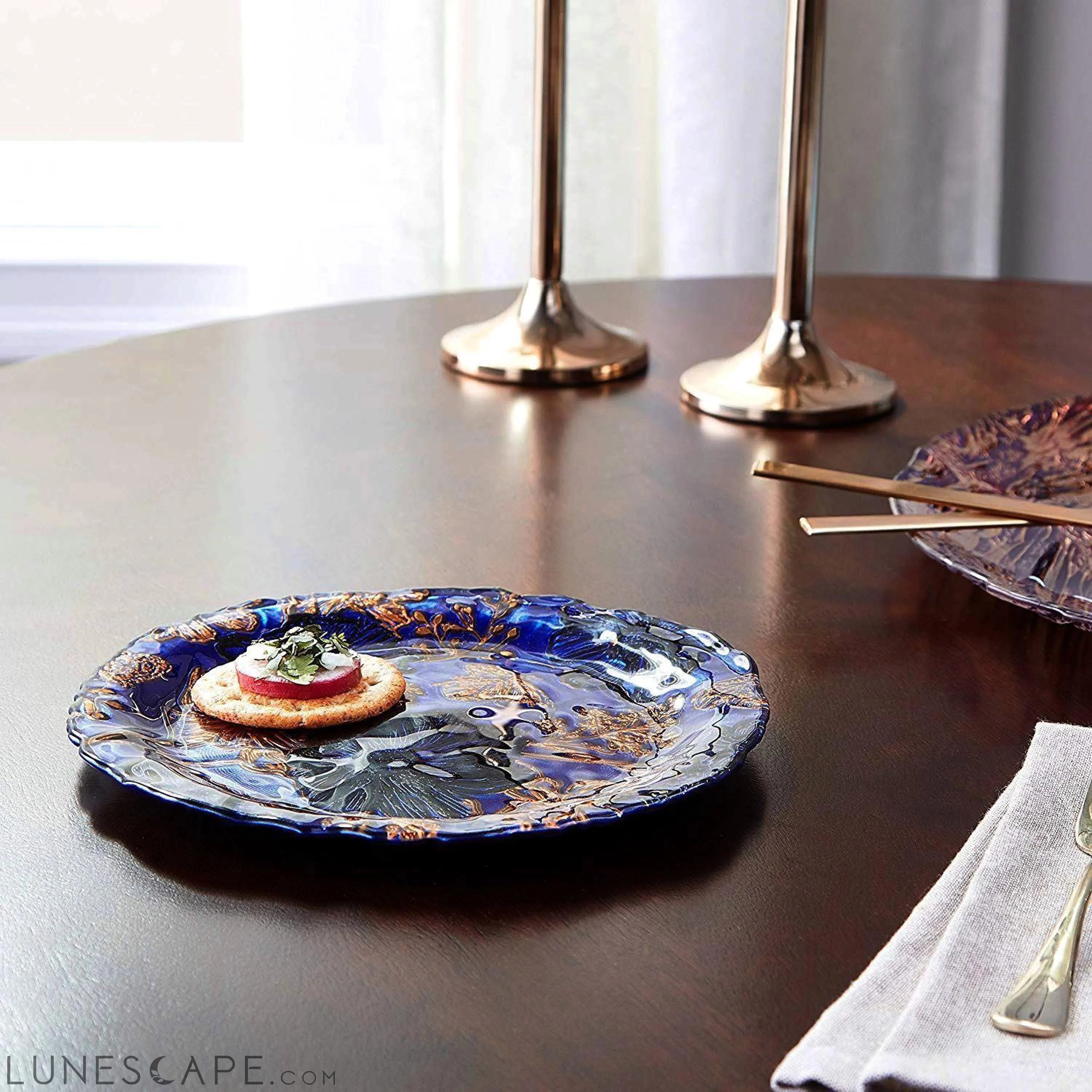Artist Garden 8.5" Side Plates - Set of 4 LUNESCAPE