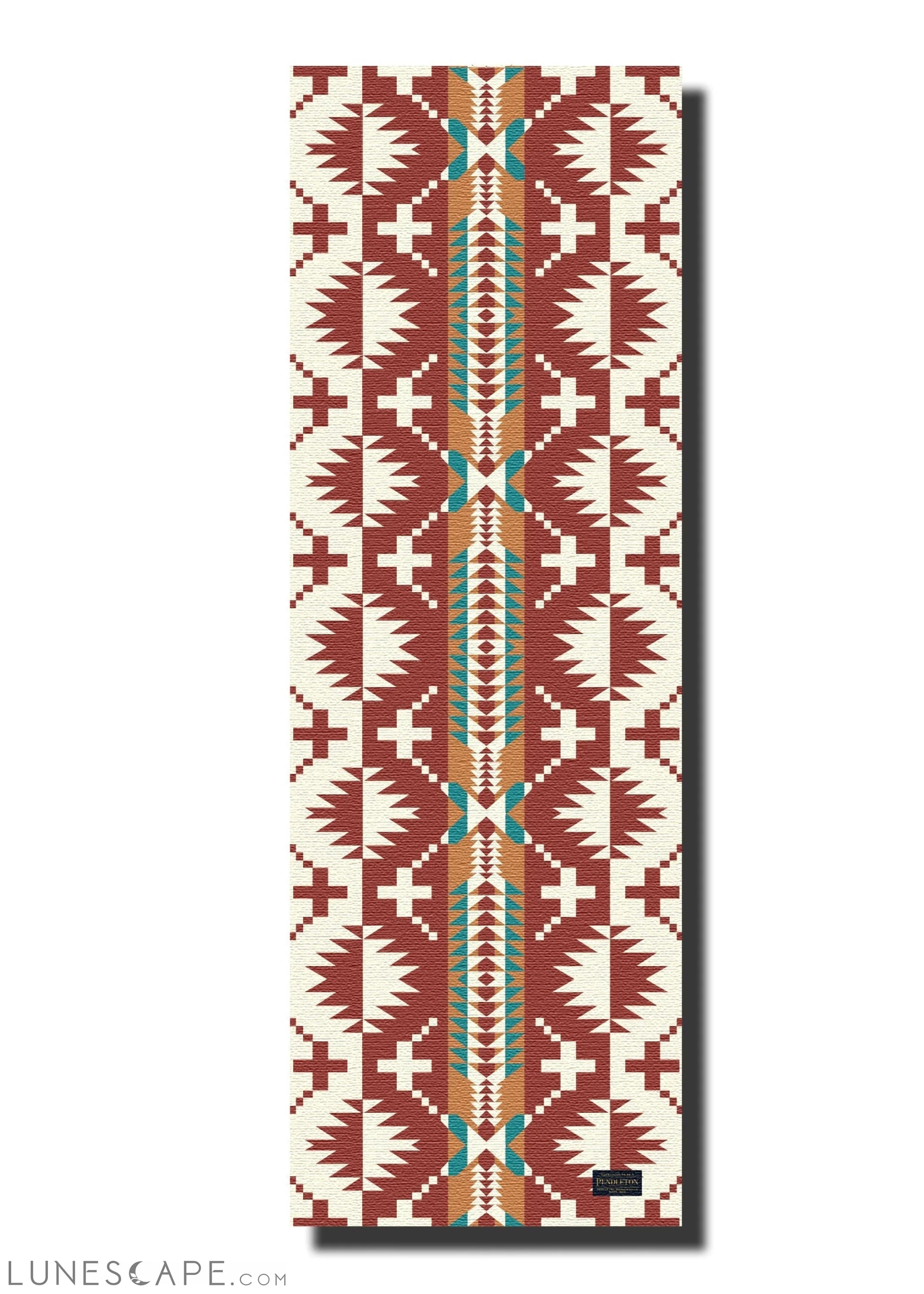 Ascend Yoga Mat Pendleton Spider Rock Clay Mat LUNESCAPE