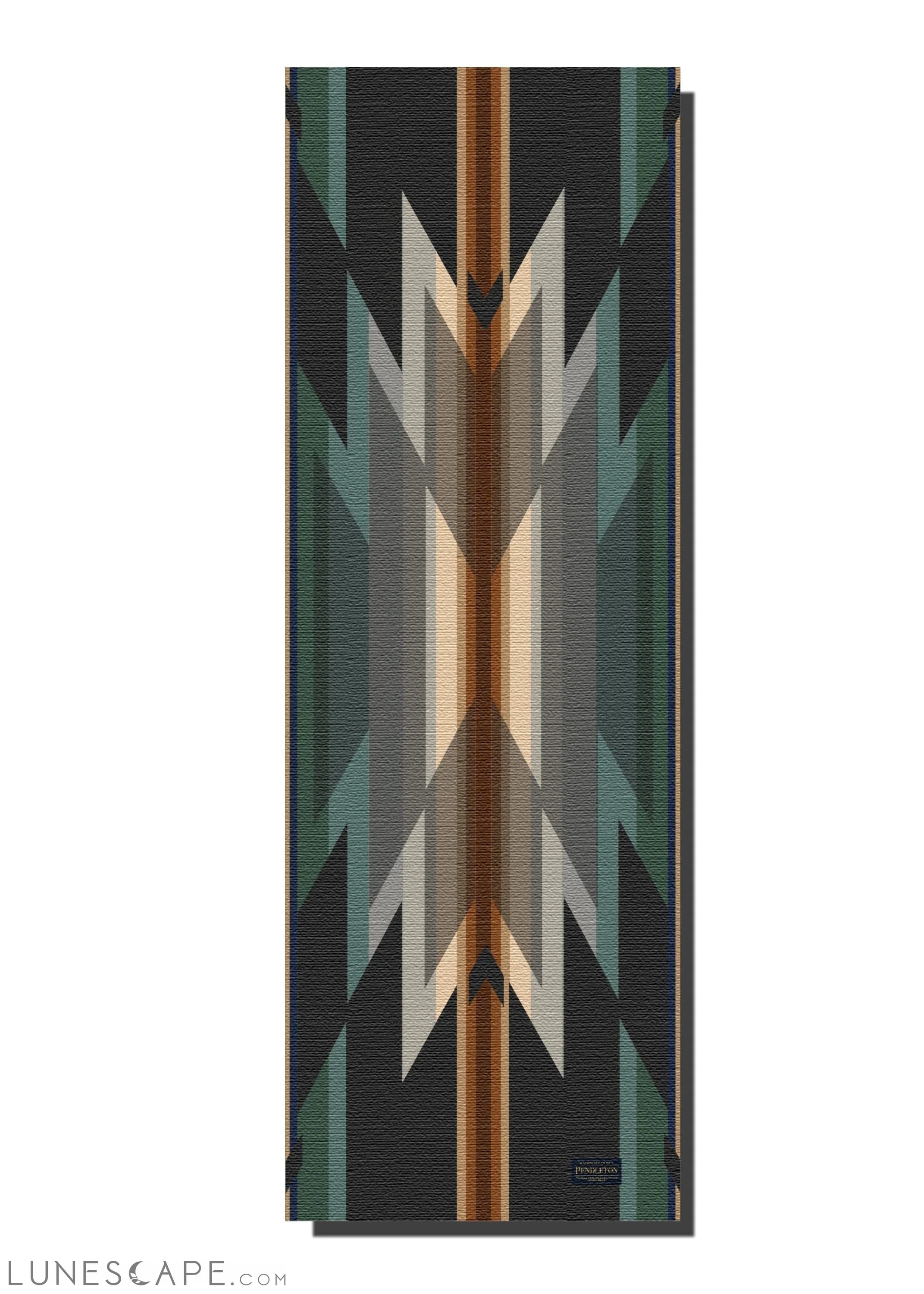 Ascend Yoga Mat Pendleton Wyeth Trail Oxford Mat LUNESCAPE