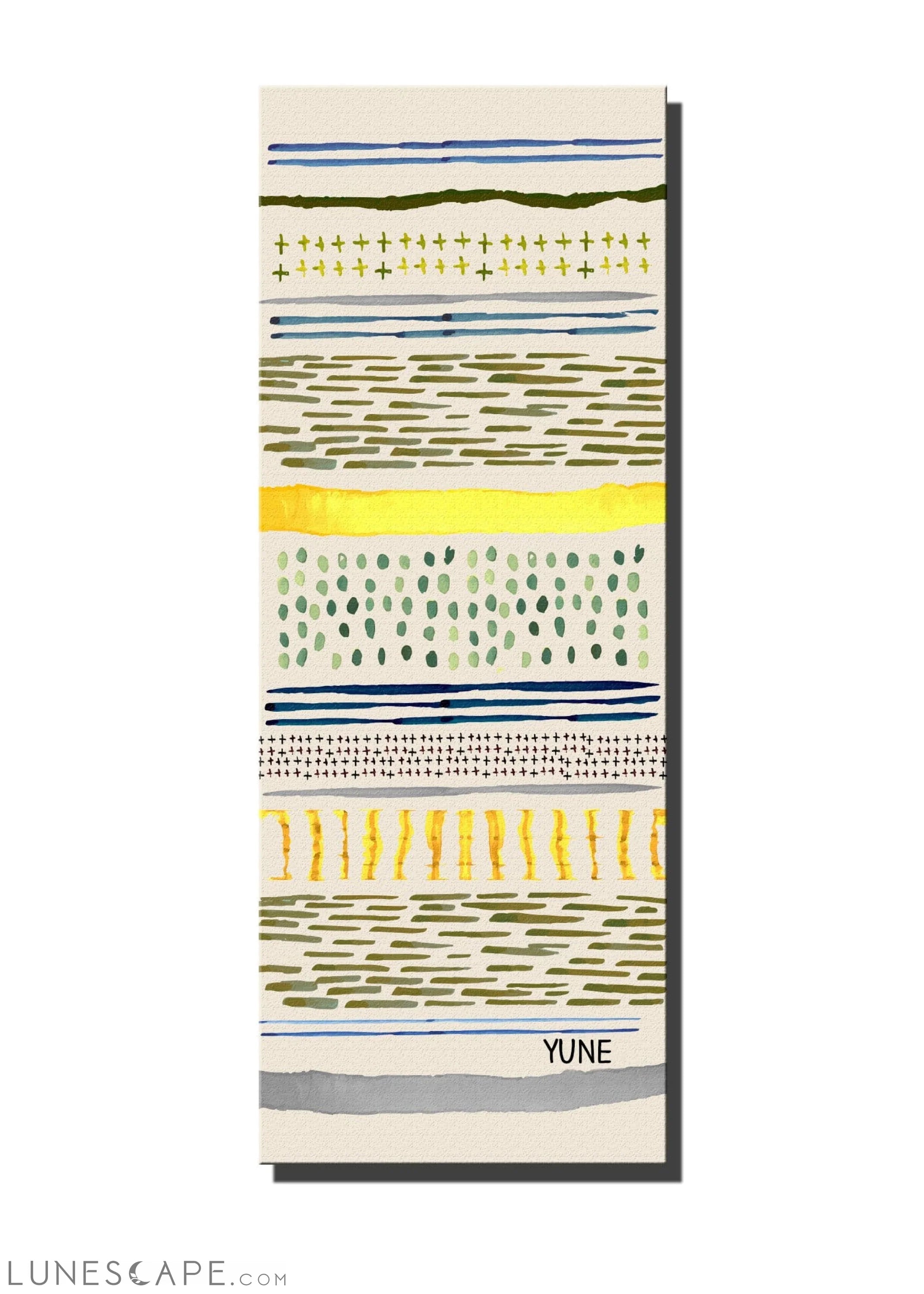 Ascend Yoga Mat Reed Mat LUNESCAPE