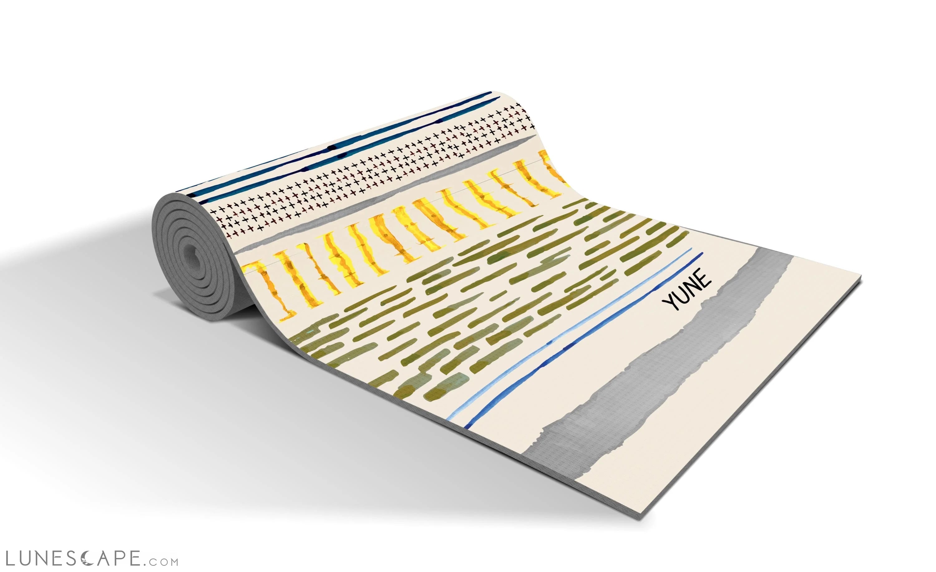 Ascend Yoga Mat Reed Mat LUNESCAPE