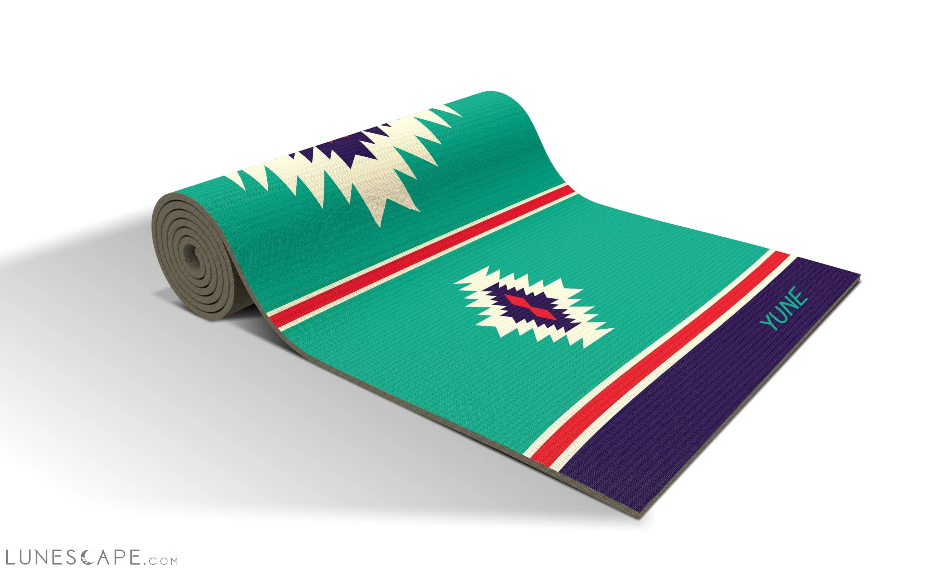 Ascend Yoga Mat Rowan Mat LUNESCAPE