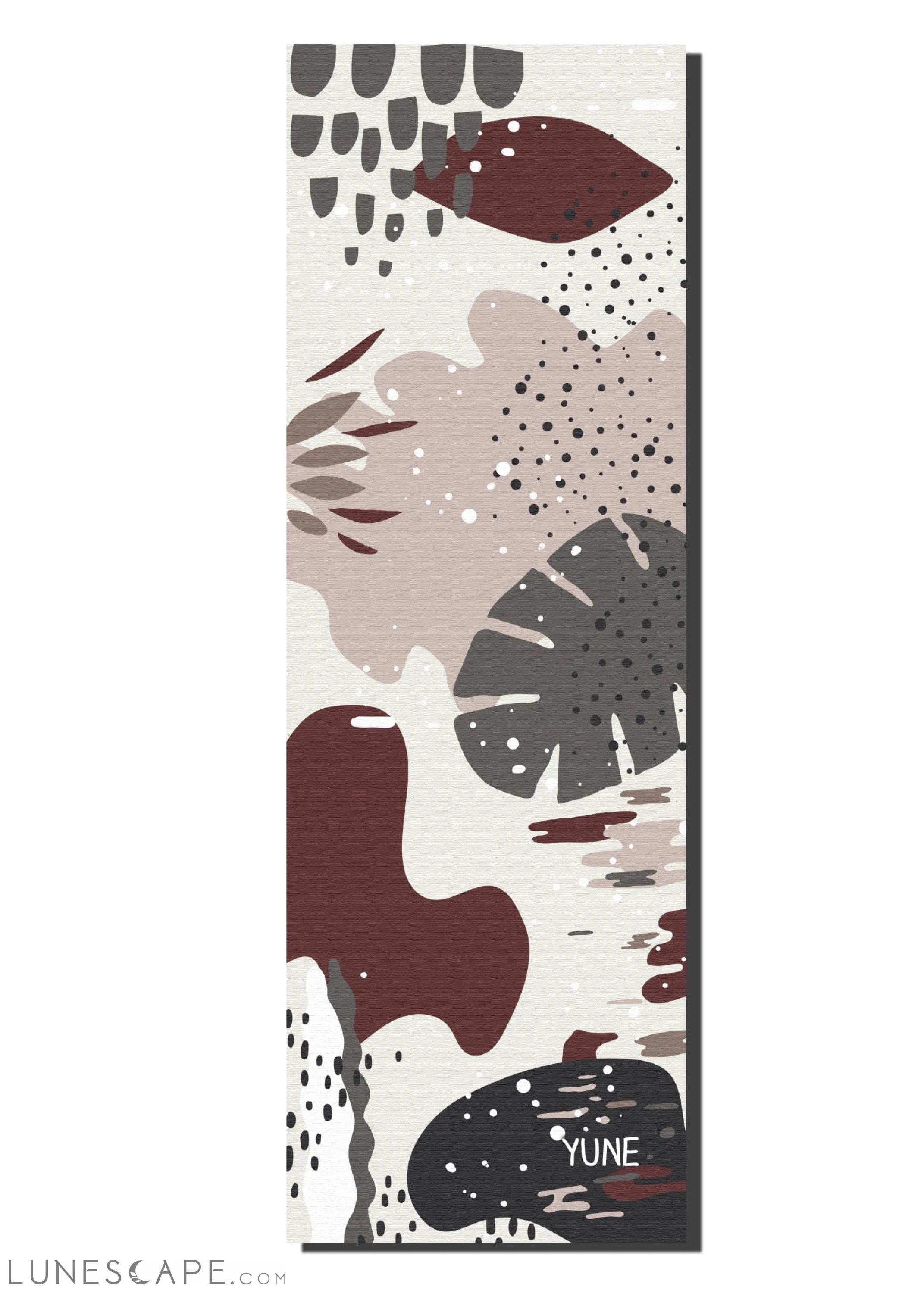 Ascend Yoga Mat Slate Mat LUNESCAPE