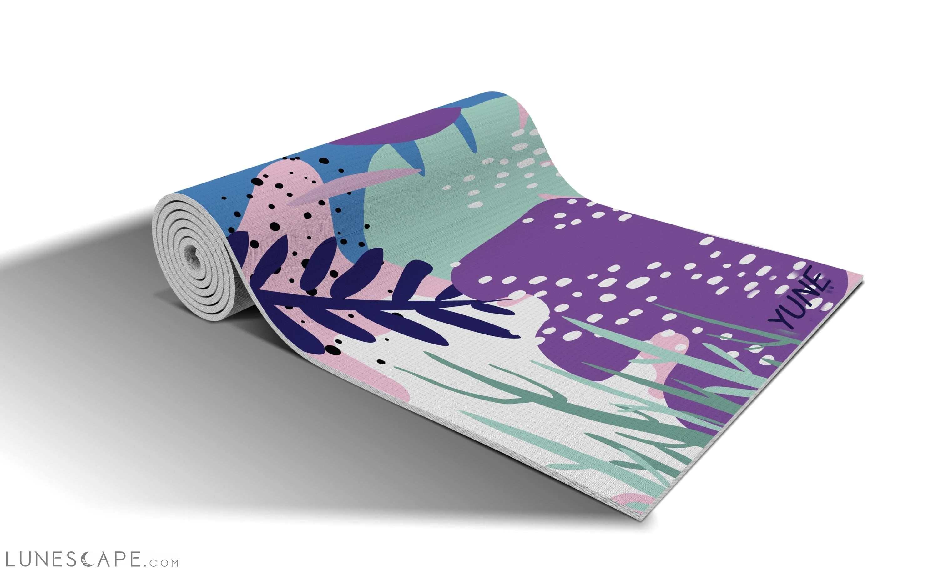 Ascend Yoga Mat Stone Mat LUNESCAPE