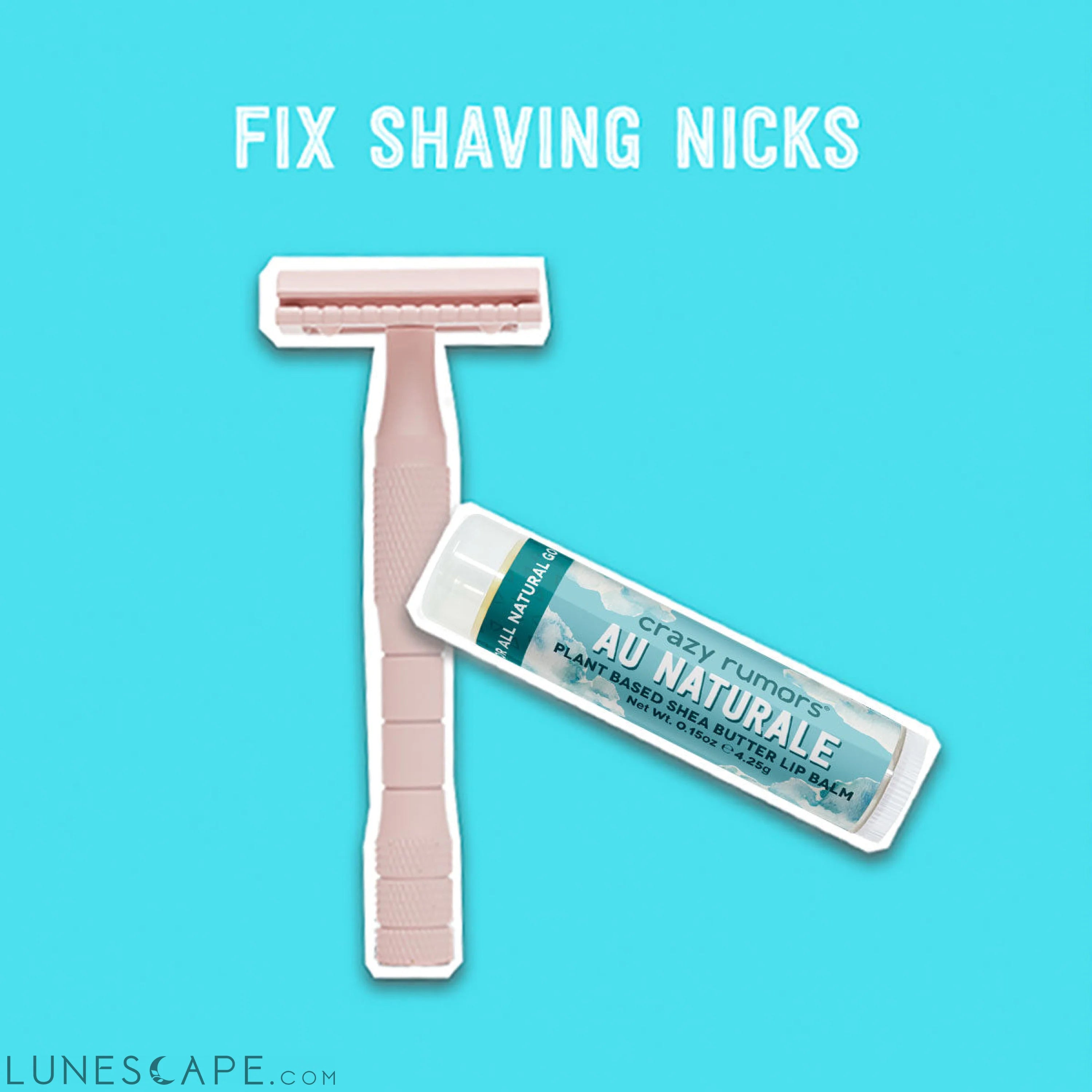 Au Naturale Flavor Free Lip Balm LUNESCAPE