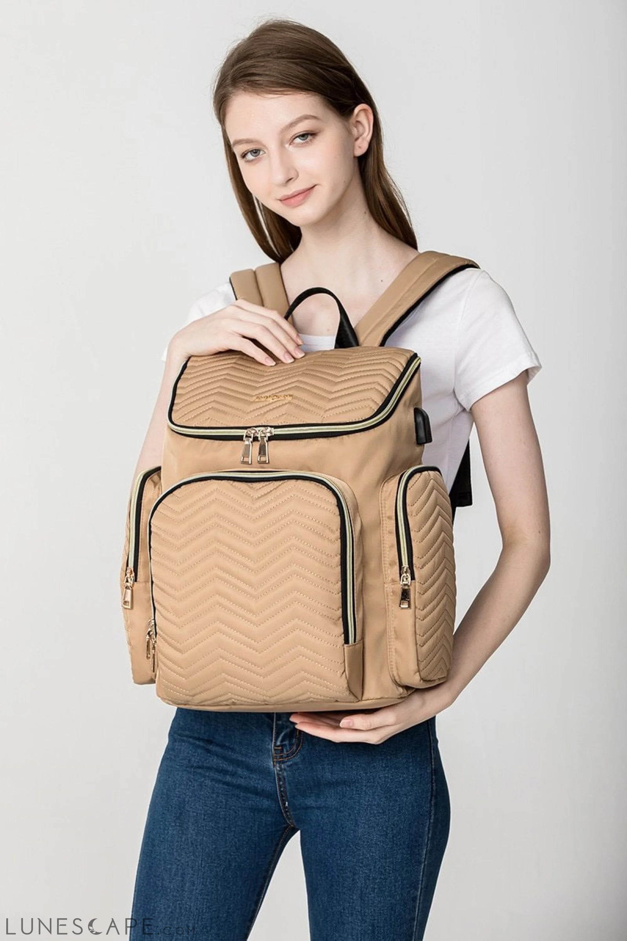 Baby Diaper Bag Backpack Stroller Bags Waterproof Women Maternity LUNESCAPE