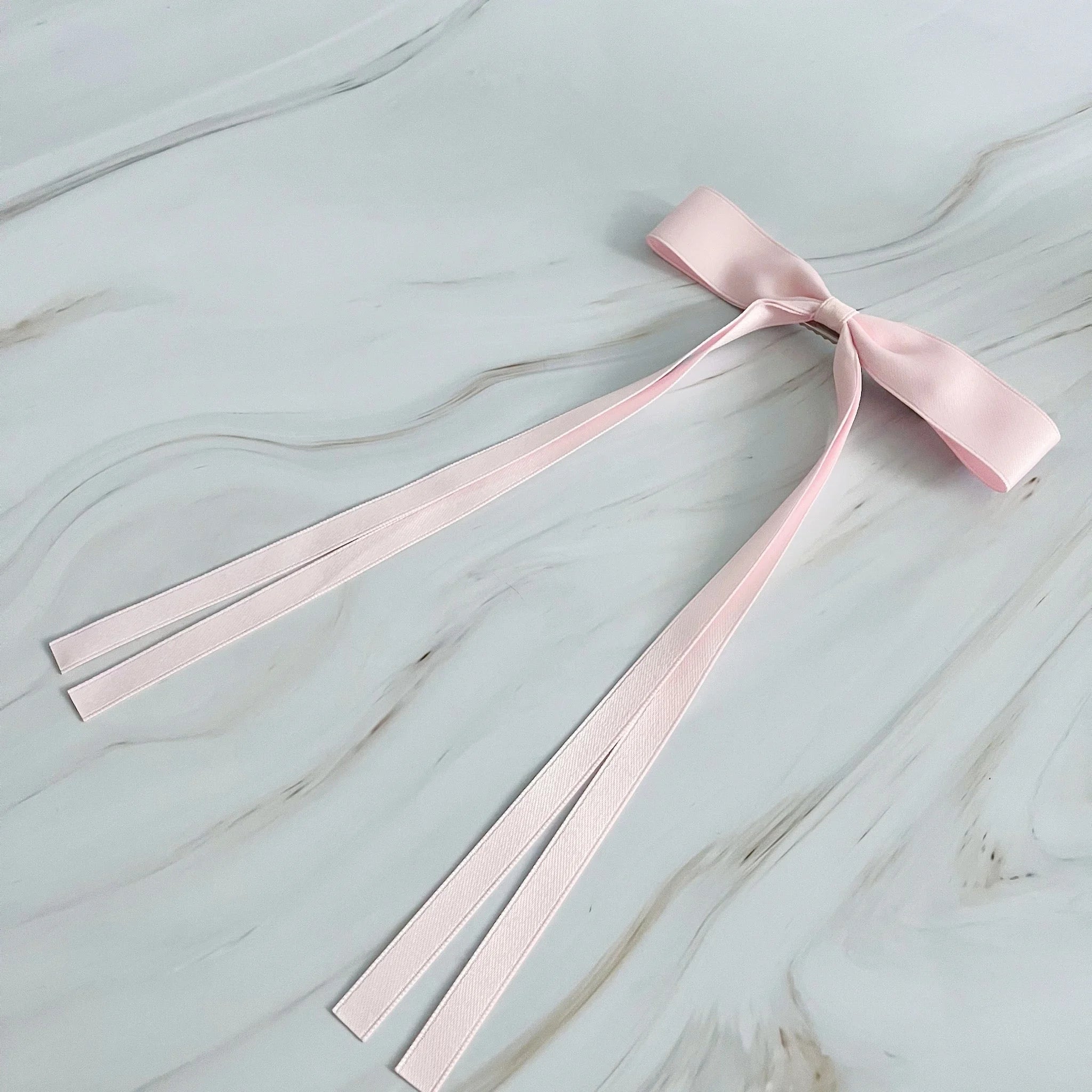 Ballerina Slim Bow Hair Clip Set of 4 LUNESCAPE