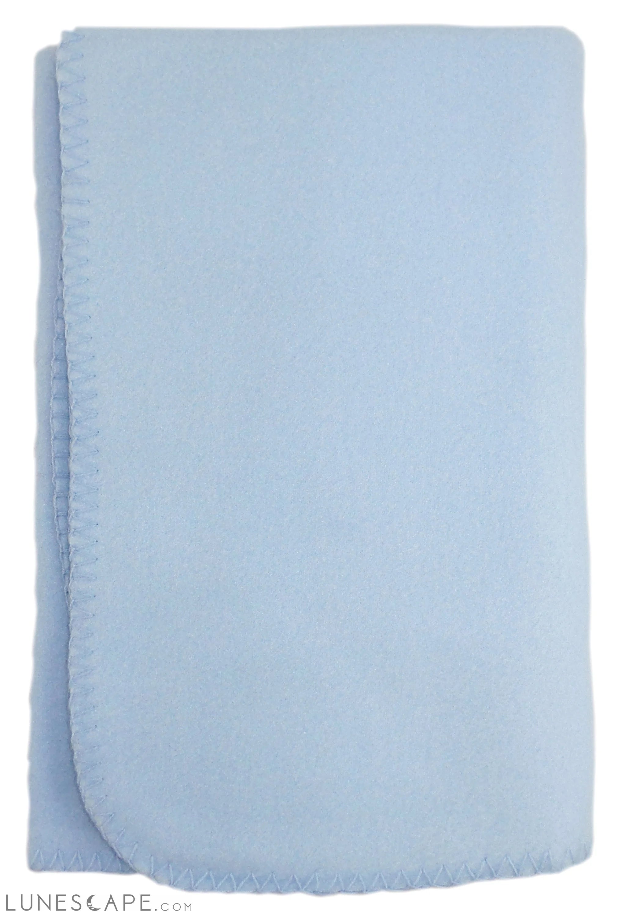 Bambini Blank Blue Polarfleece Blanket LUNESCAPE