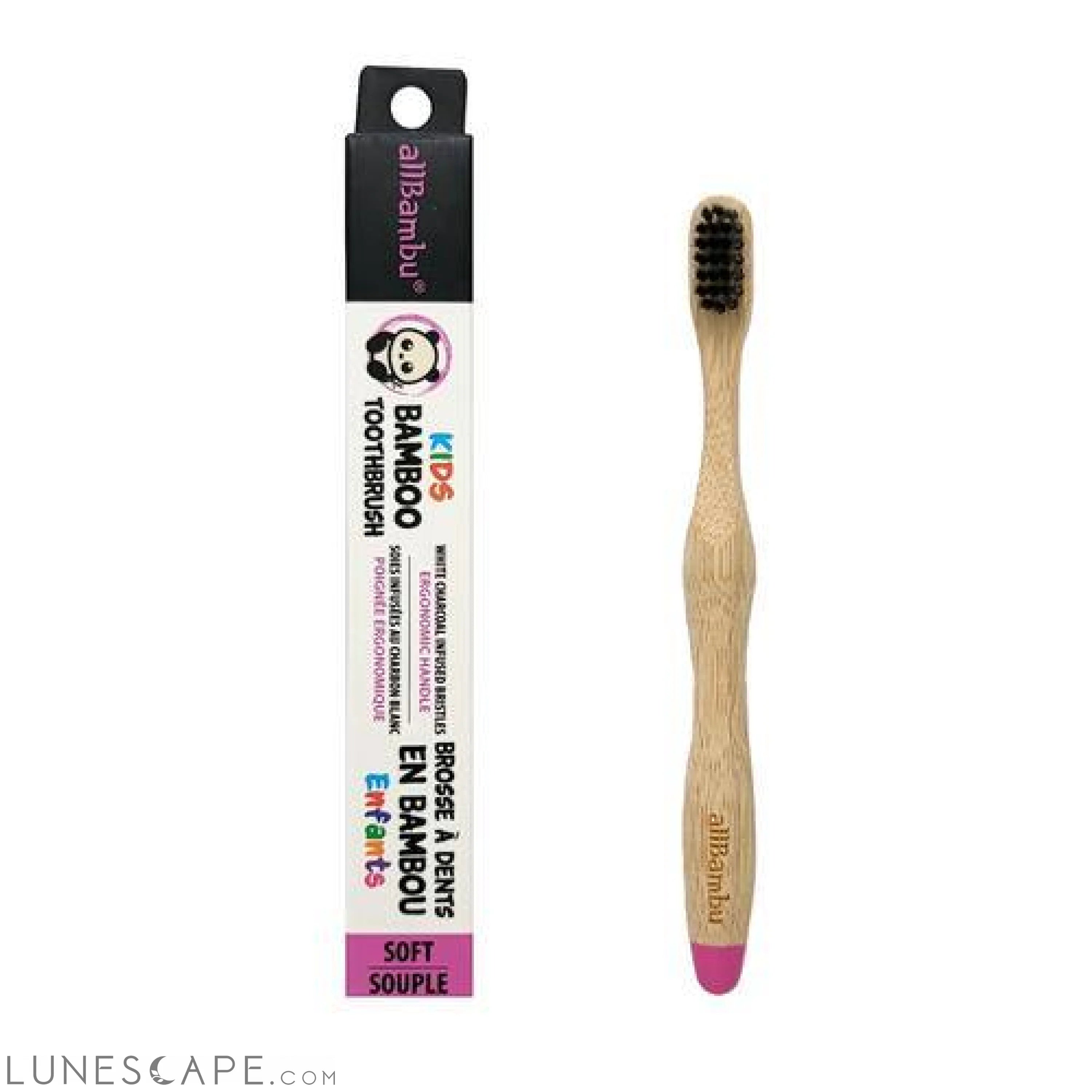 Bamboo Charcoal Toothbrush - Kids LUNESCAPE