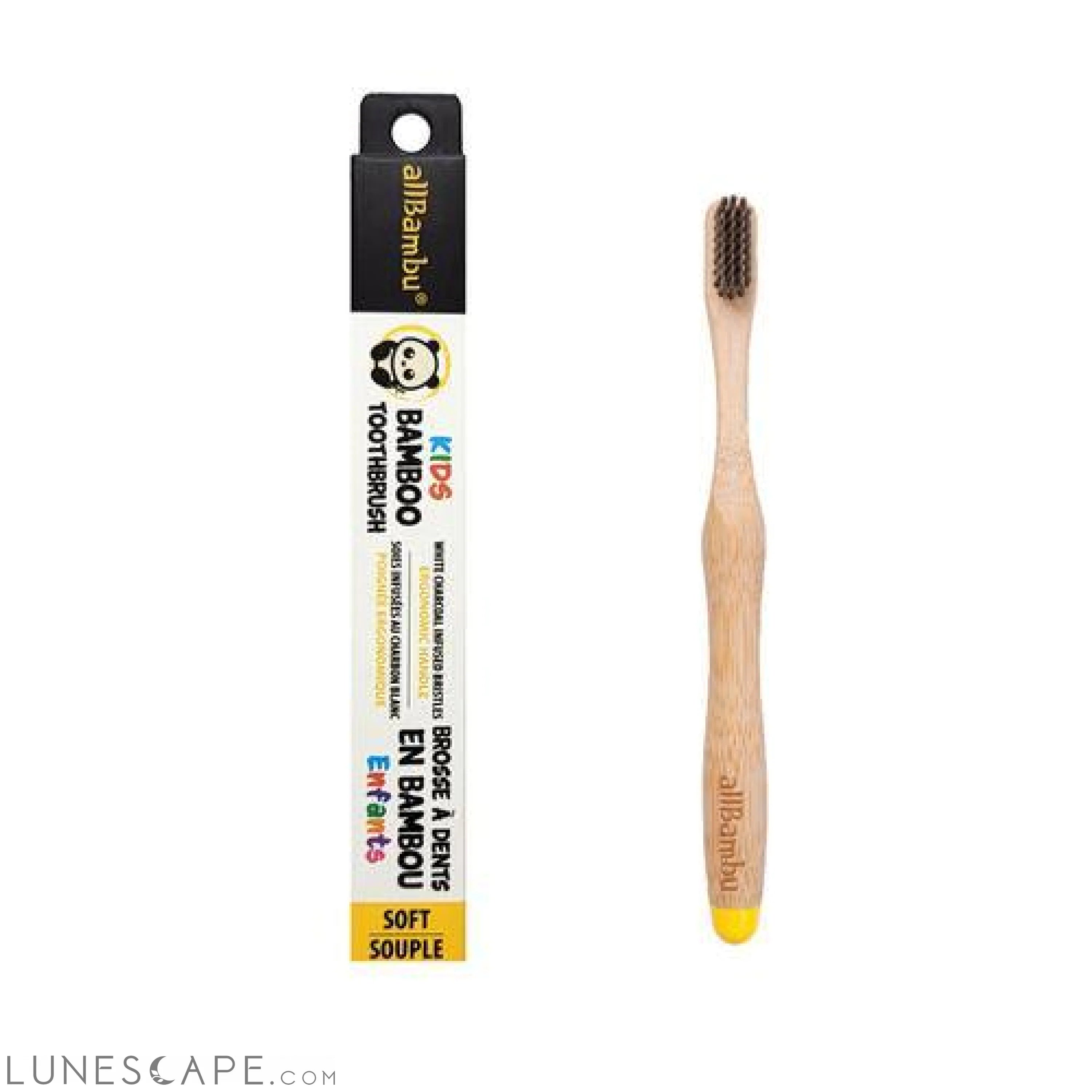 Bamboo Charcoal Toothbrush - Kids LUNESCAPE