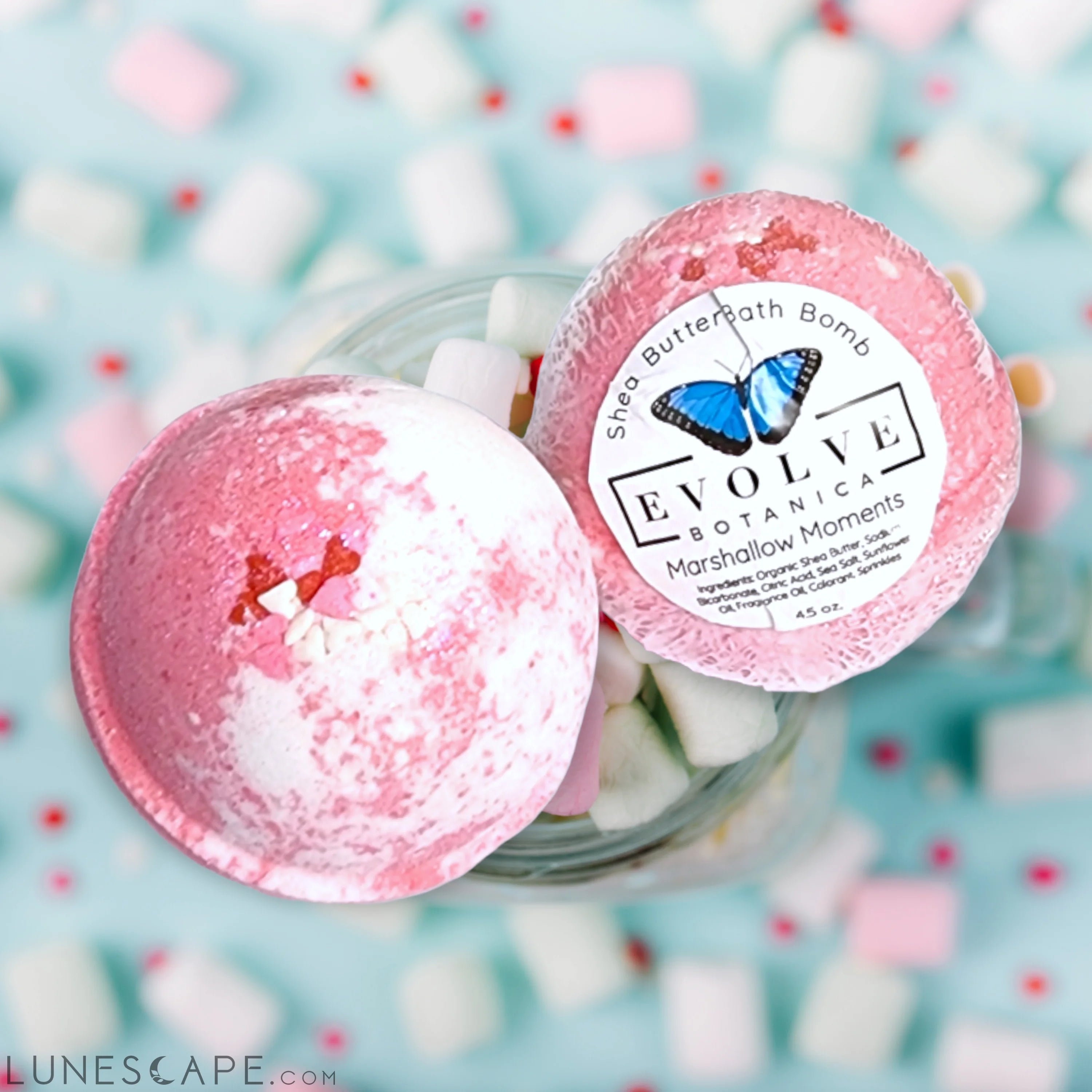 Bath Bomb - Marshmallow Moments LUNESCAPE