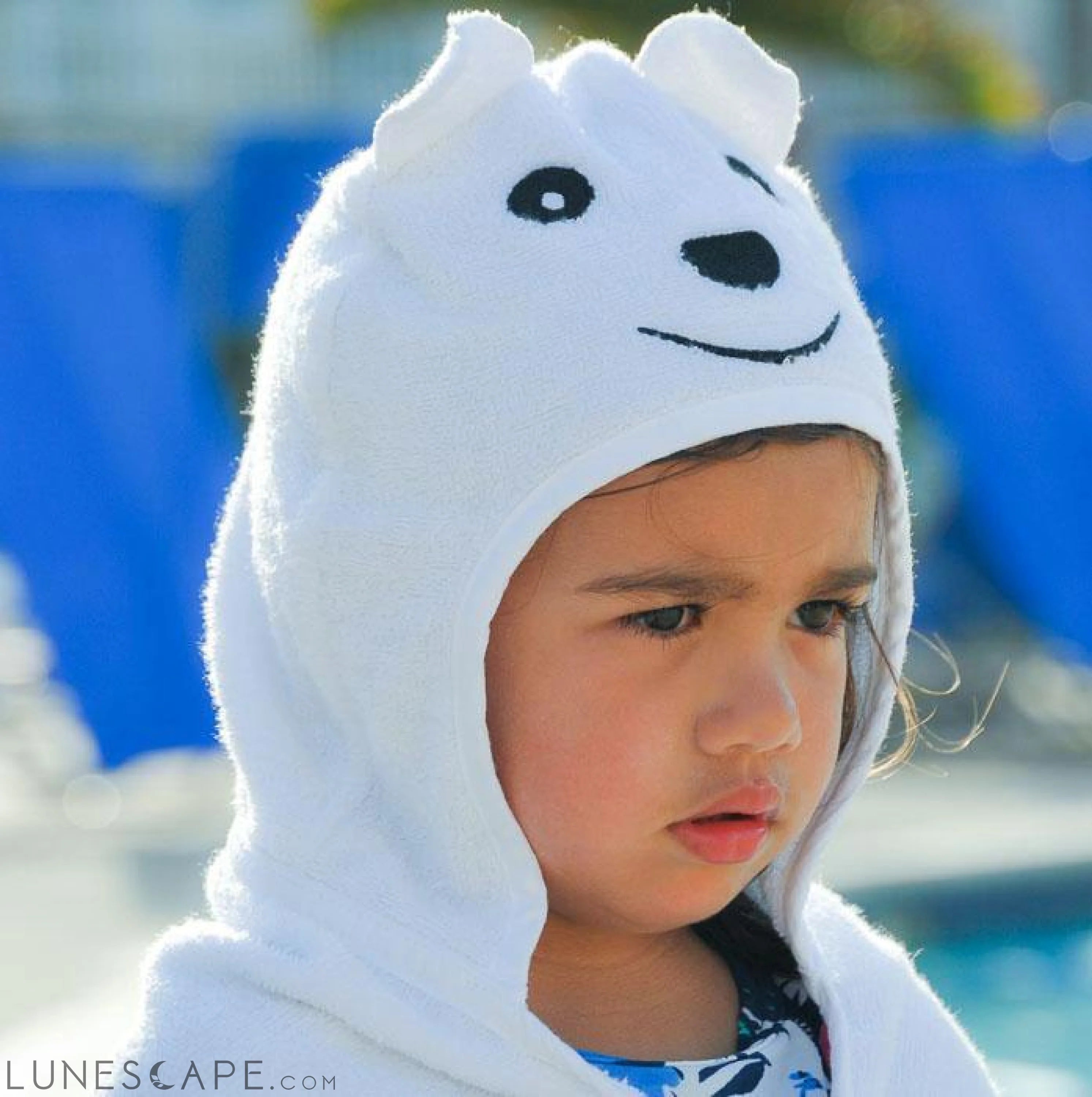 Bear Hooded Bamboo Towel - Child Size LUNESCAPE