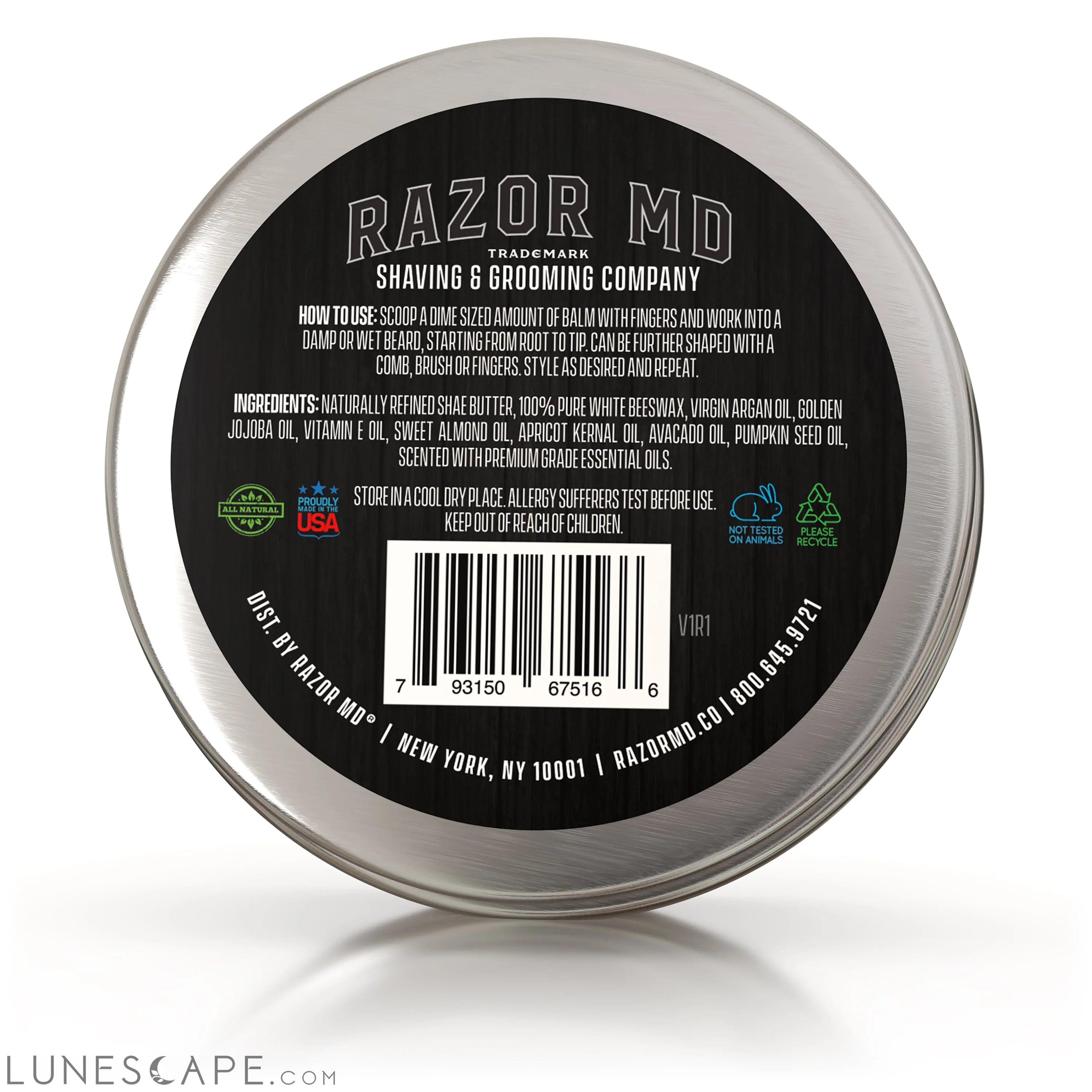 Beard Balm - Sandalwood Musk LUNESCAPE