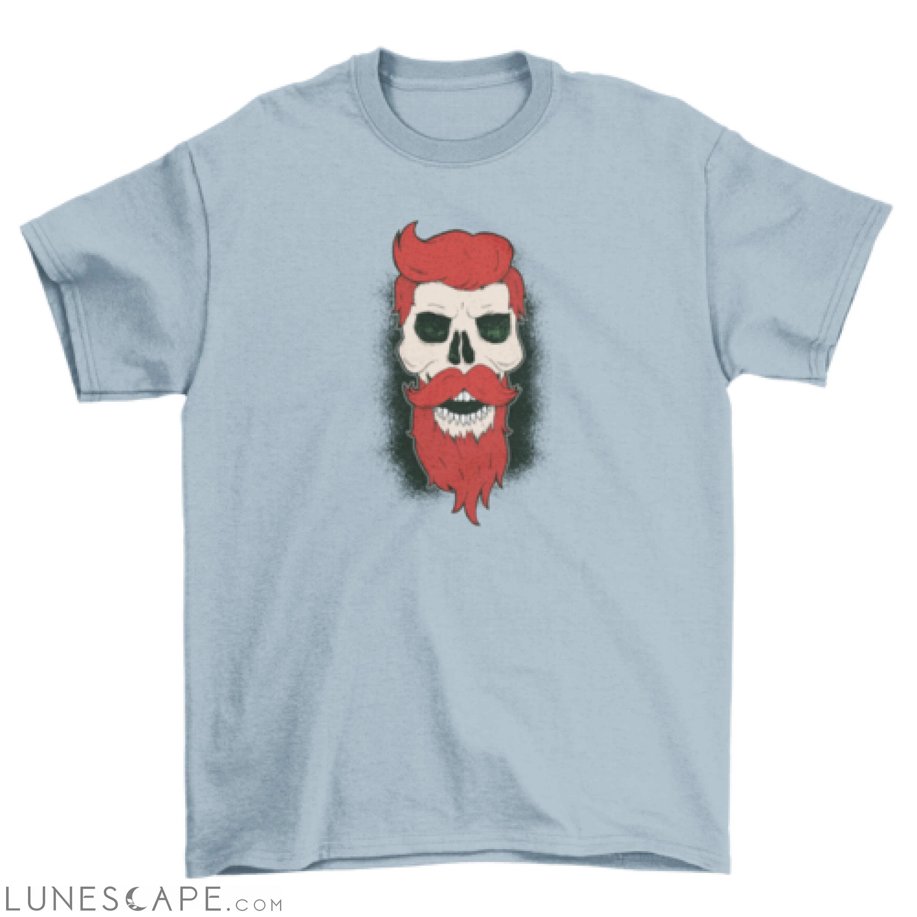 Bearded Skull Graphic T-shirt LUNESCAPE