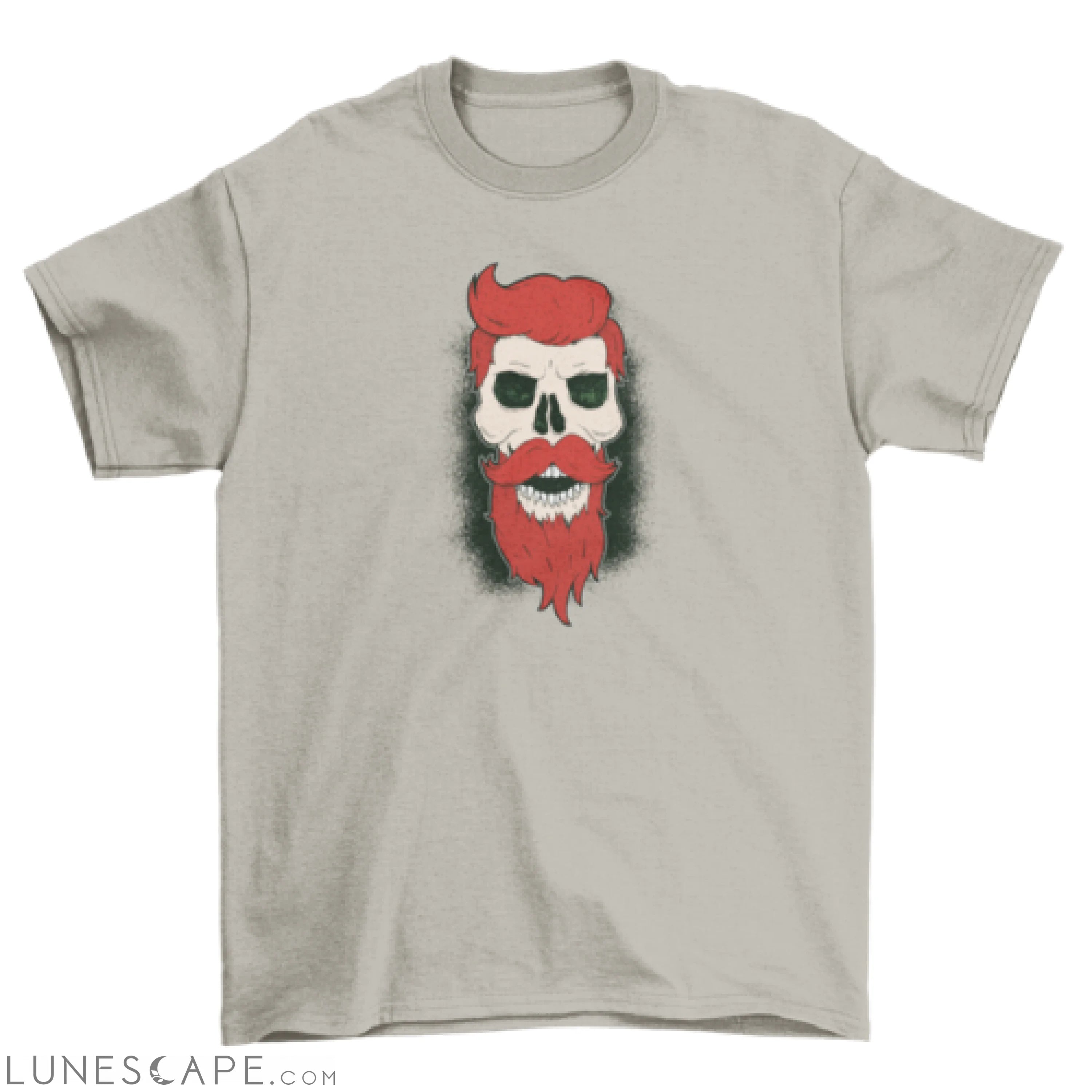 Bearded Skull Graphic T-shirt LUNESCAPE