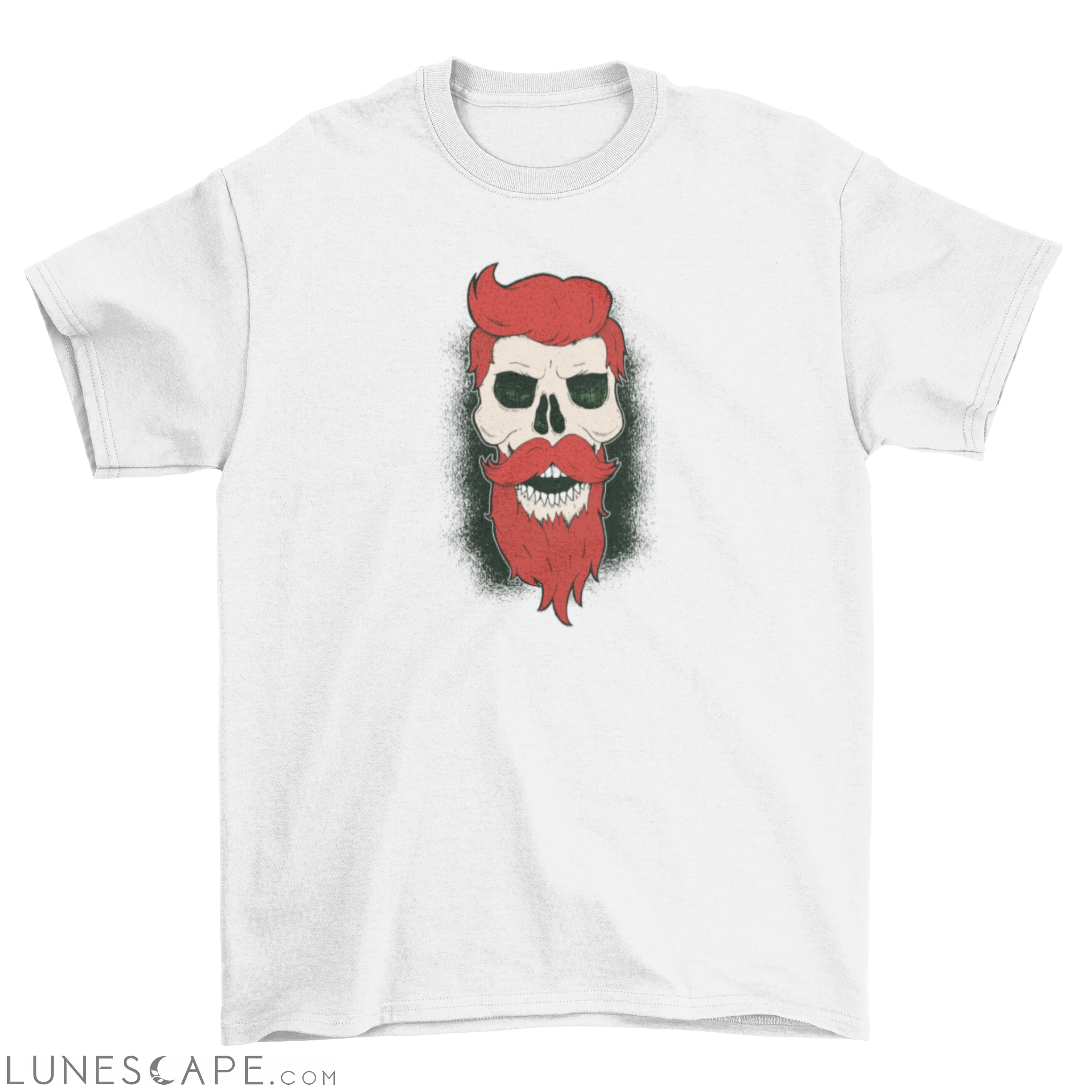 Bearded Skull Graphic T-shirt LUNESCAPE