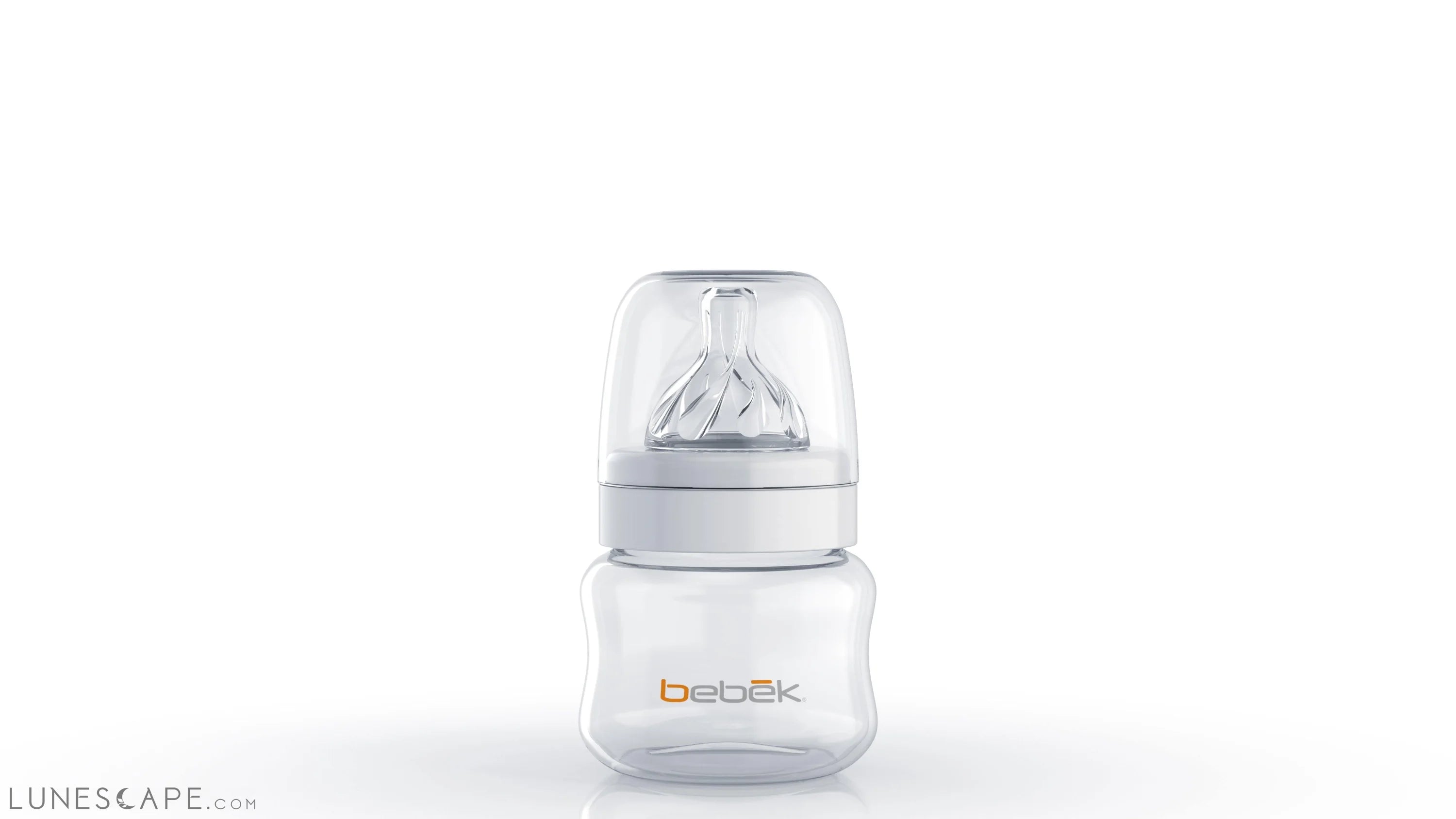 Bebek Classic Anti-Colic Baby Bottle (3 oz) - Pack of 2. BPA Free LUNESCAPE