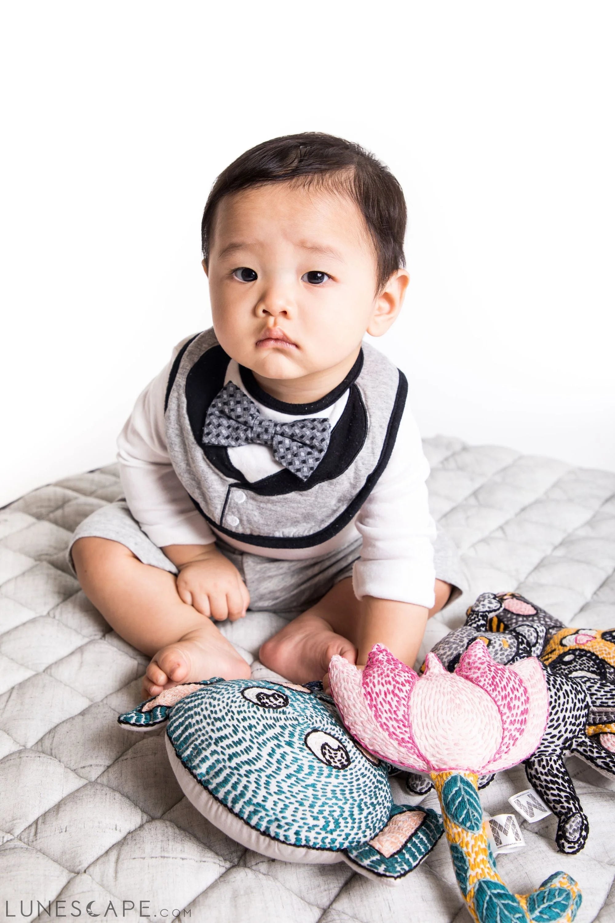 Bedtime Buddy Collection - 4 Toy Rattles LUNESCAPE
