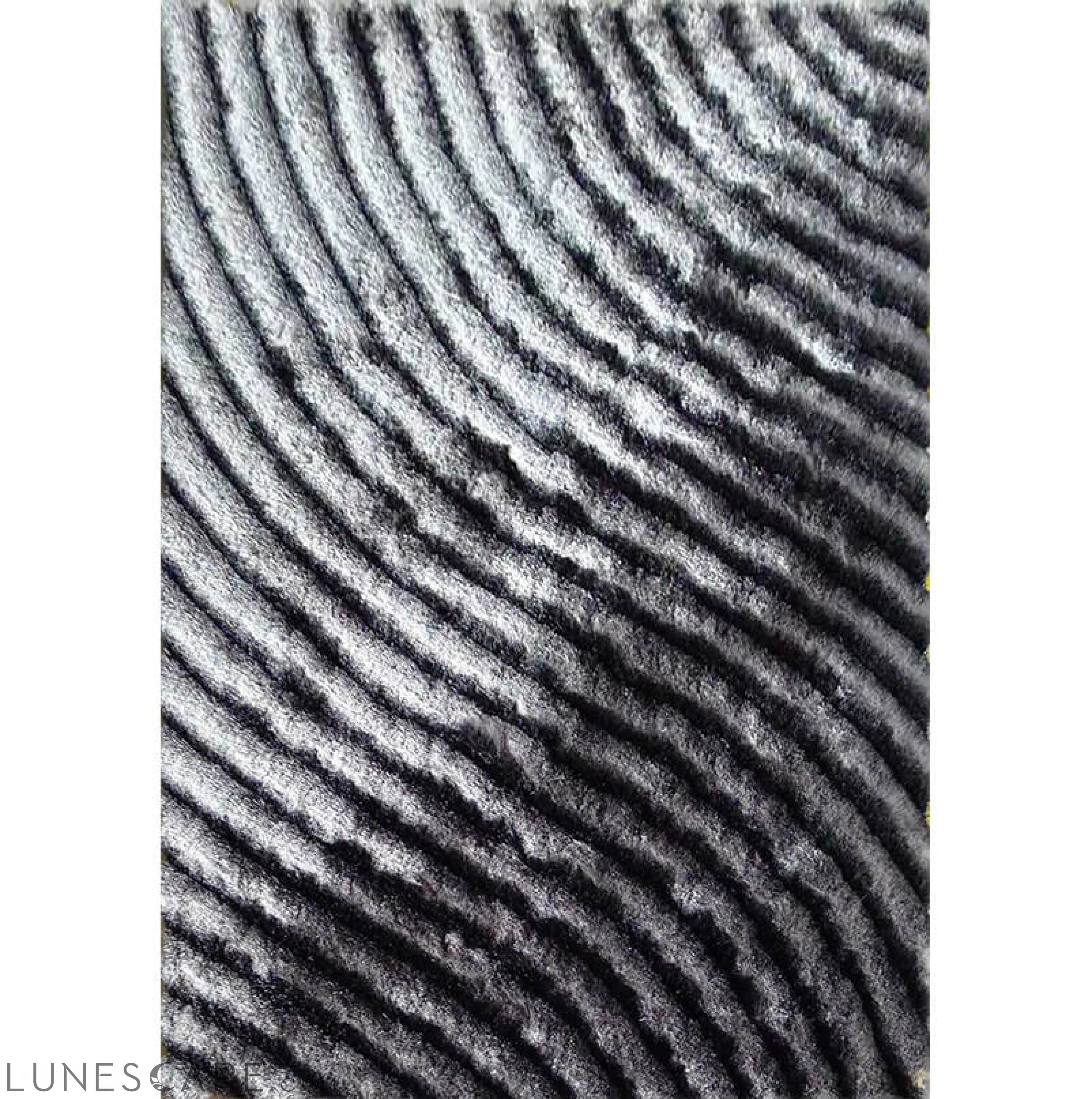 Belmond Gray 3D Shag Rug LUNESCAPE