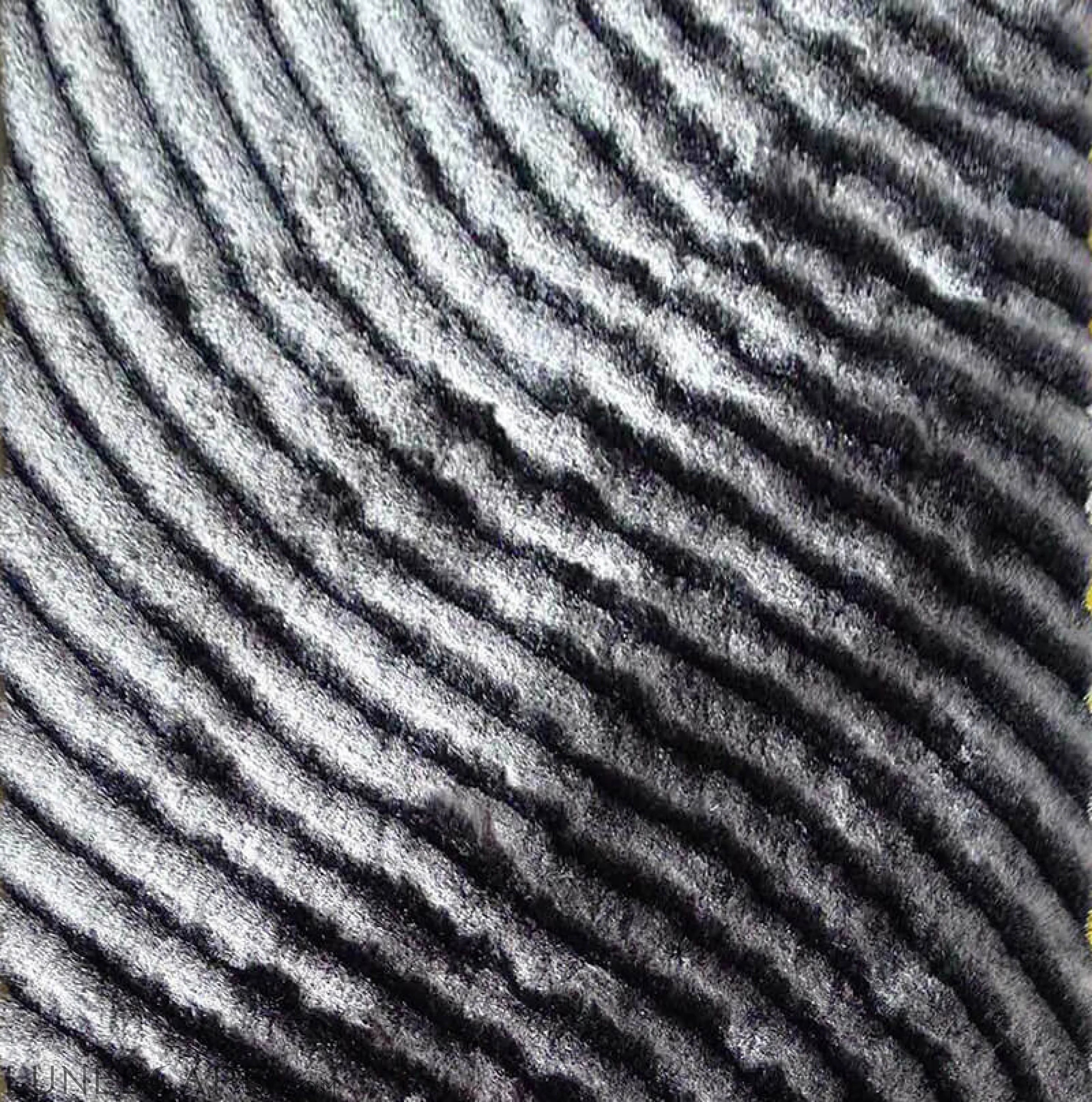 Belmond Gray 3D Shag Rug LUNESCAPE