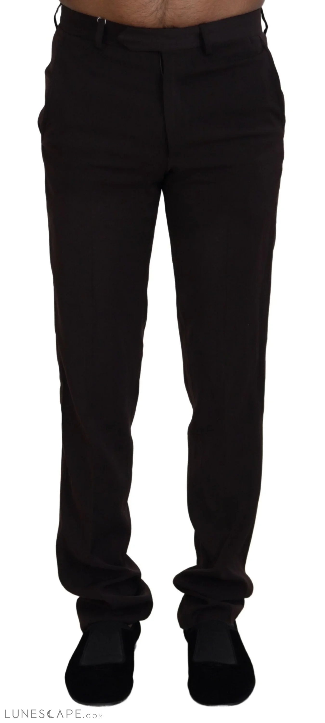 BENCIVENGA Elegant Brown Italian Dress Pants LUNESCAPE