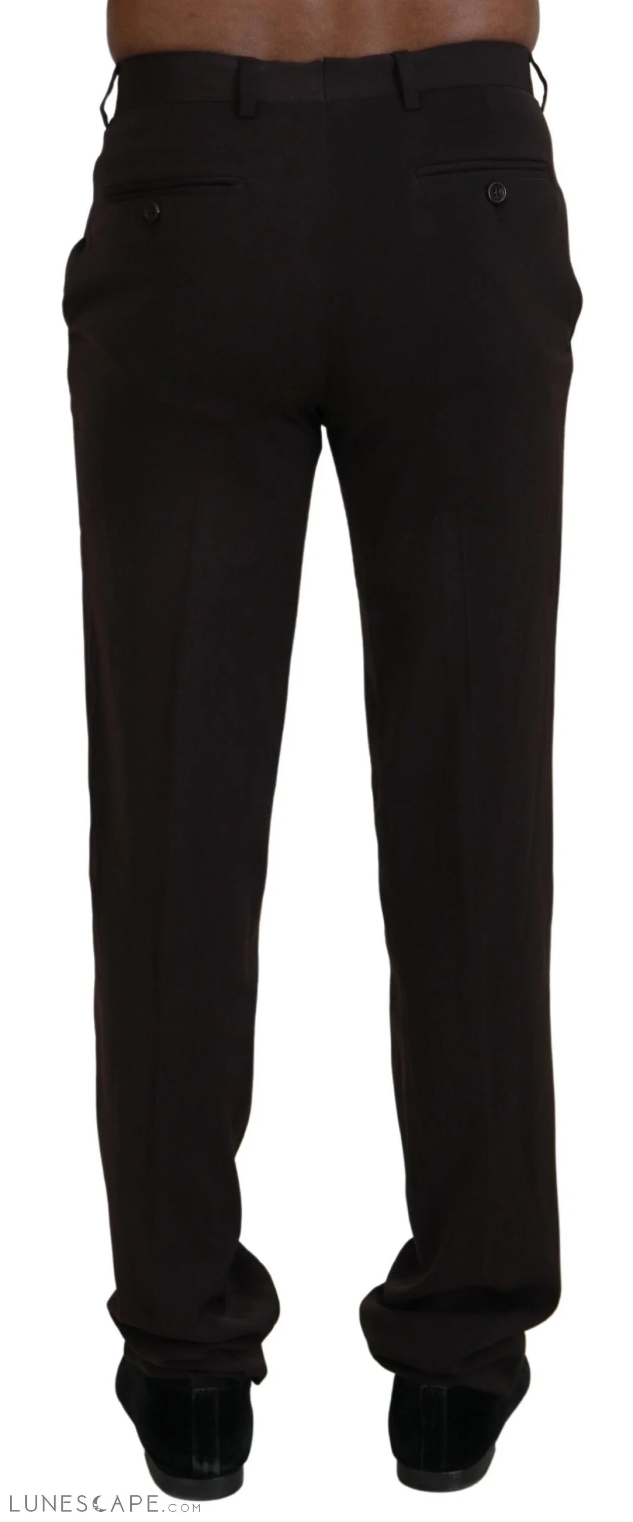 BENCIVENGA Elegant Brown Italian Dress Pants LUNESCAPE