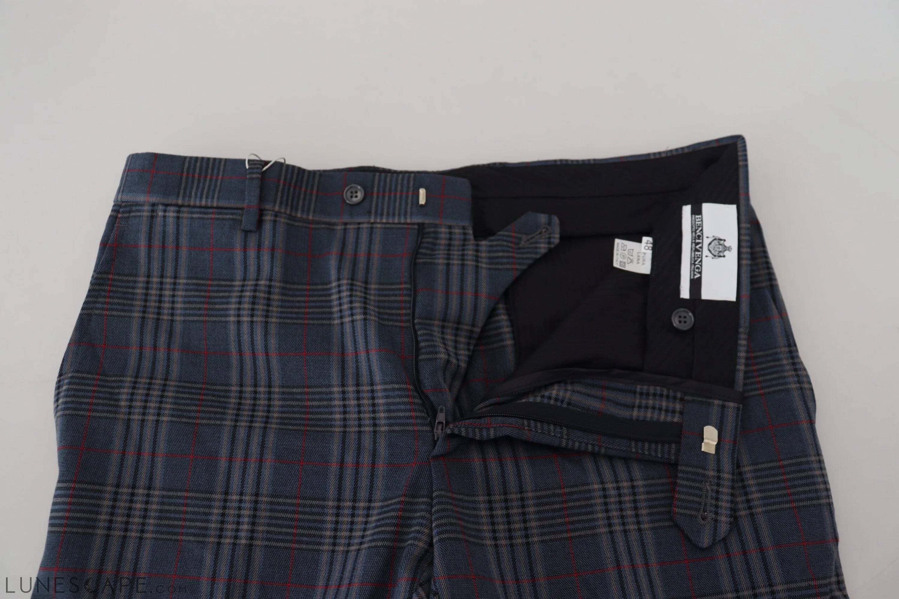 BENCIVENGA Elegant Multicolor Pure Wool Trousers LUNESCAPE