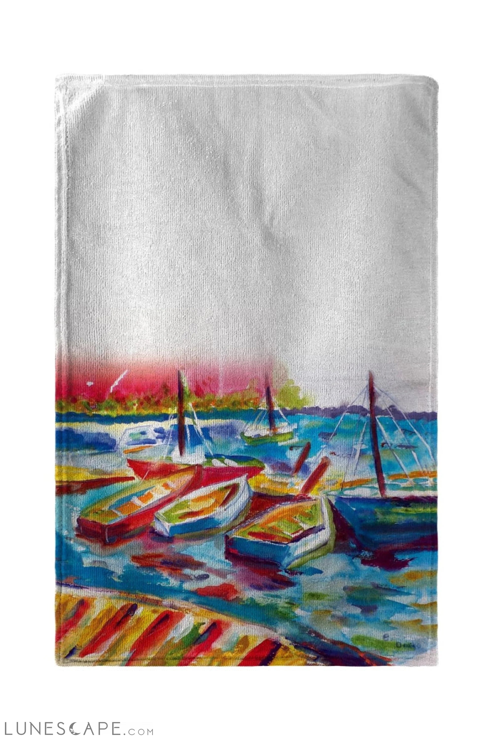 Betsy Drake 30 x 50 in. Betsys Marina II Beach Towel LUNESCAPE