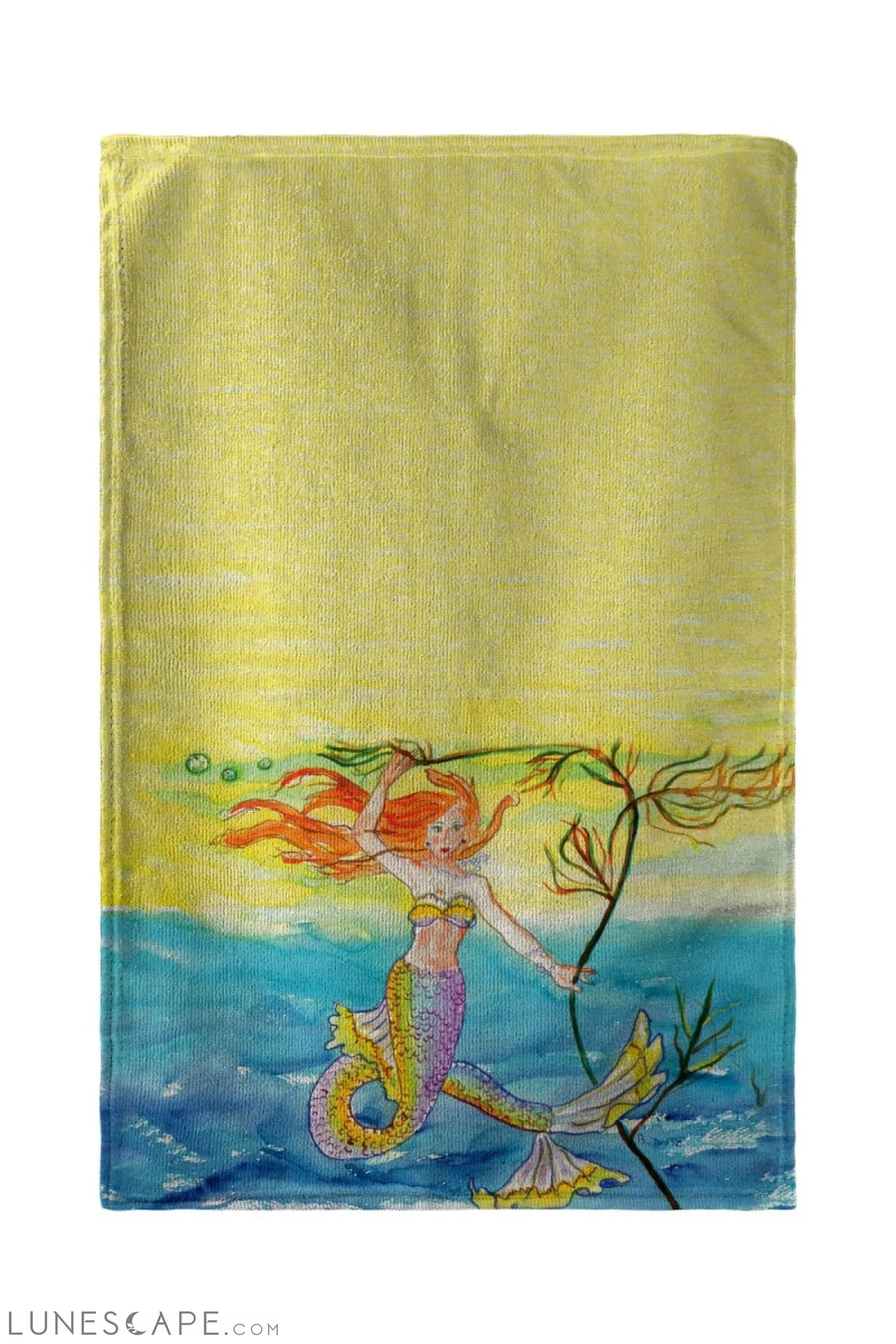Betsy Drake 30 x 50 in. Betsys Mermaid Beach Towel LUNESCAPE