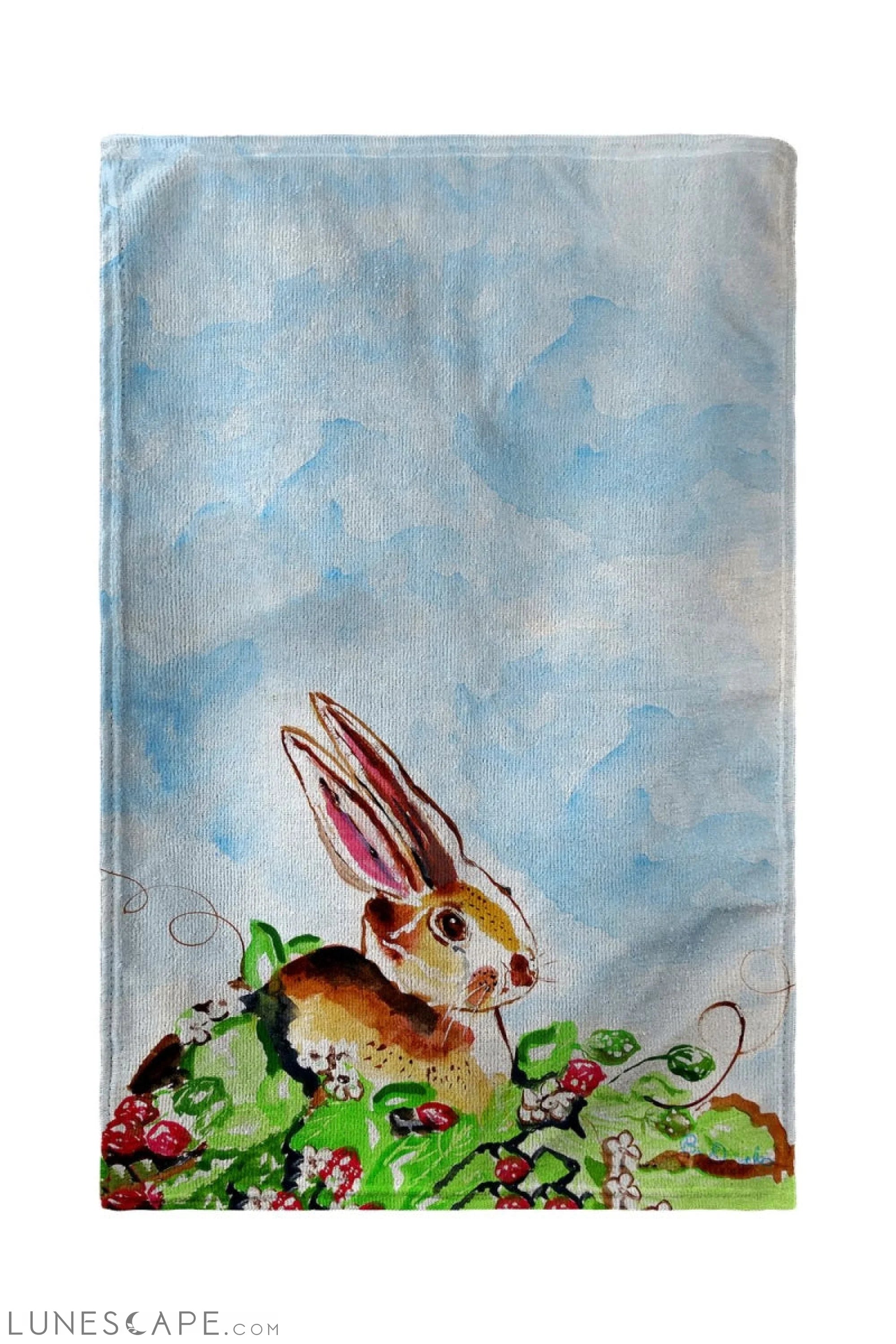 Betsy Drake 30 x 50 in. Jack Rabbit - Right Beach Towel LUNESCAPE