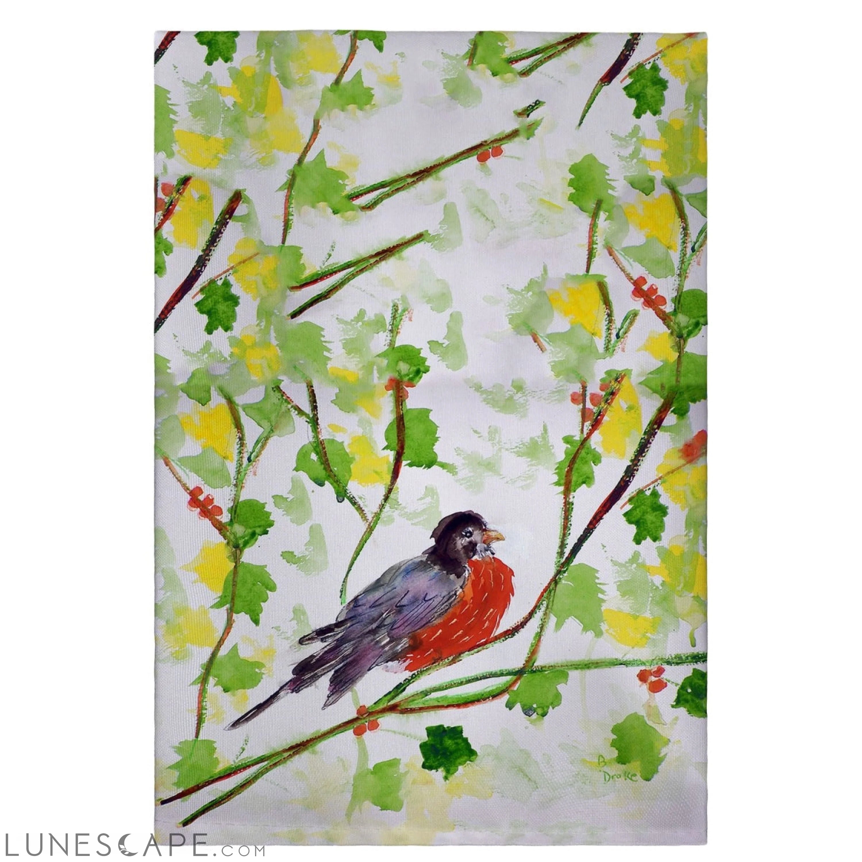 Betsy Drake GT164 Robin Guest Towel - 20 x 20 in. LUNESCAPE