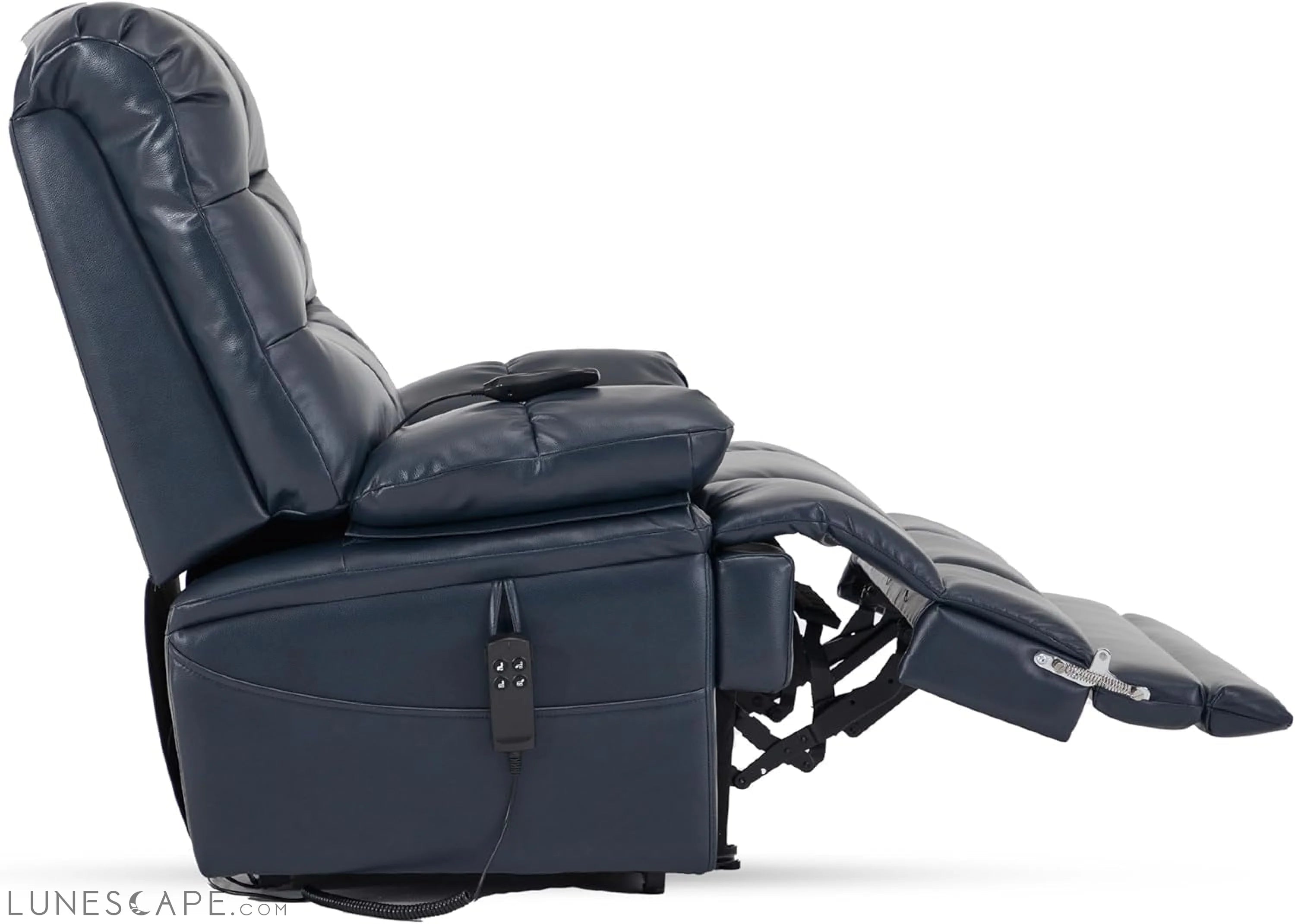 Big Tall Man Power Lay Flat Lift Recliner Extra Large Oversized Wide LUNESCAPE