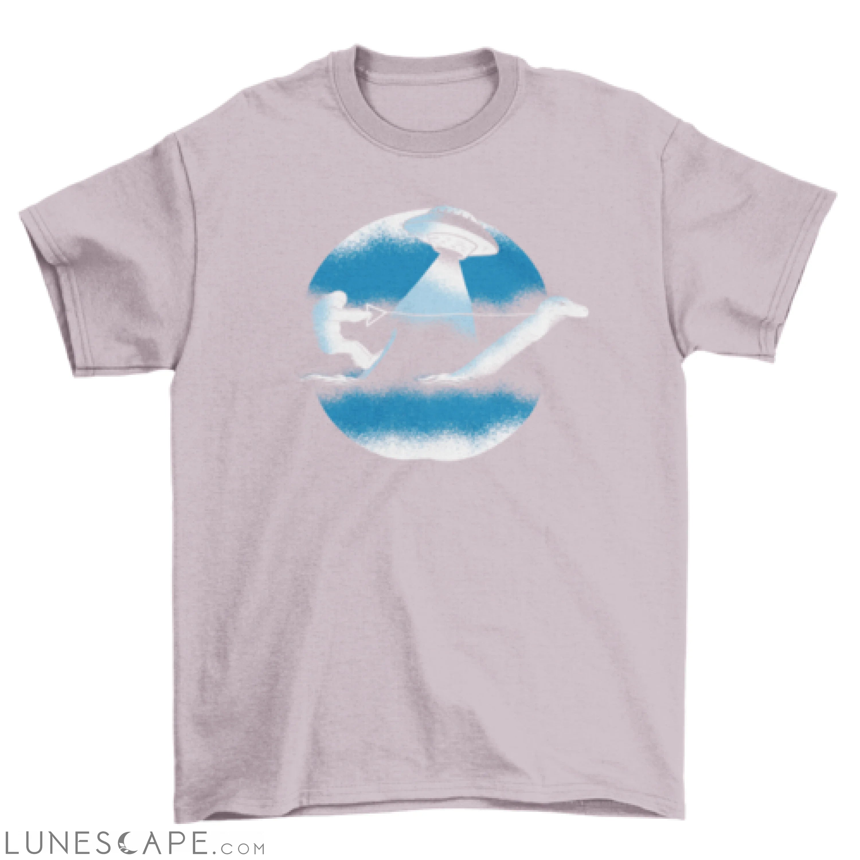Bigfoot Water Ski with Loch Ness Monster Funny T-shirt LUNESCAPE