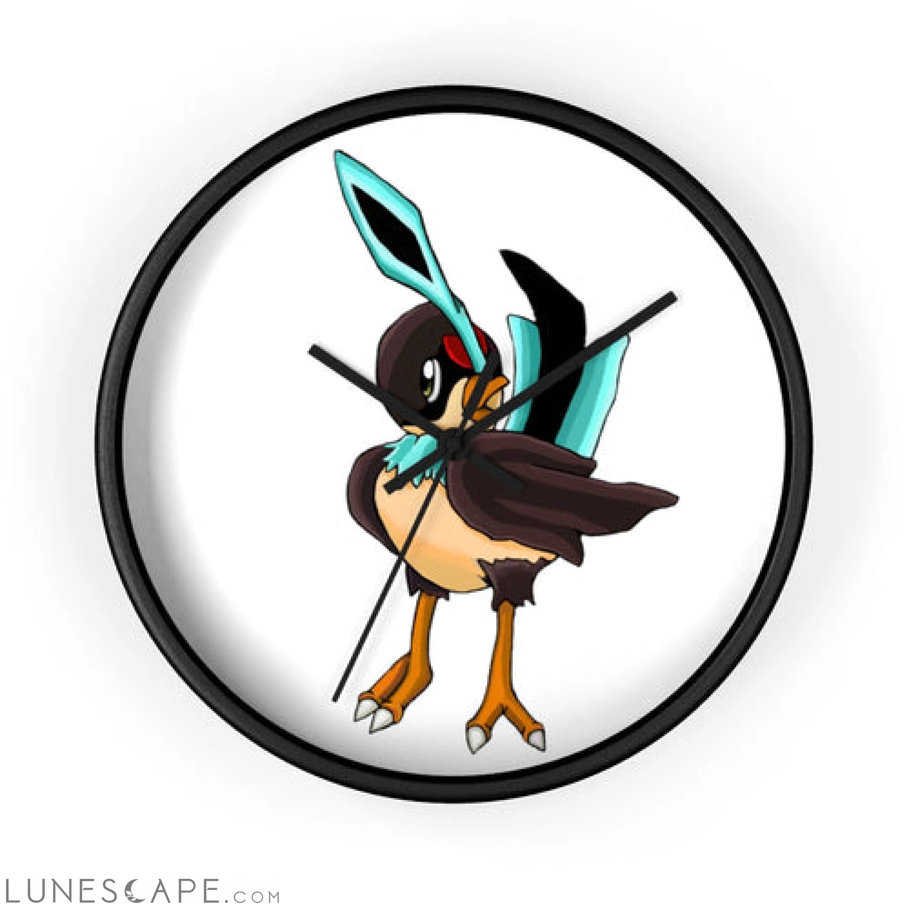Birdi Wall clock LUNESCAPE