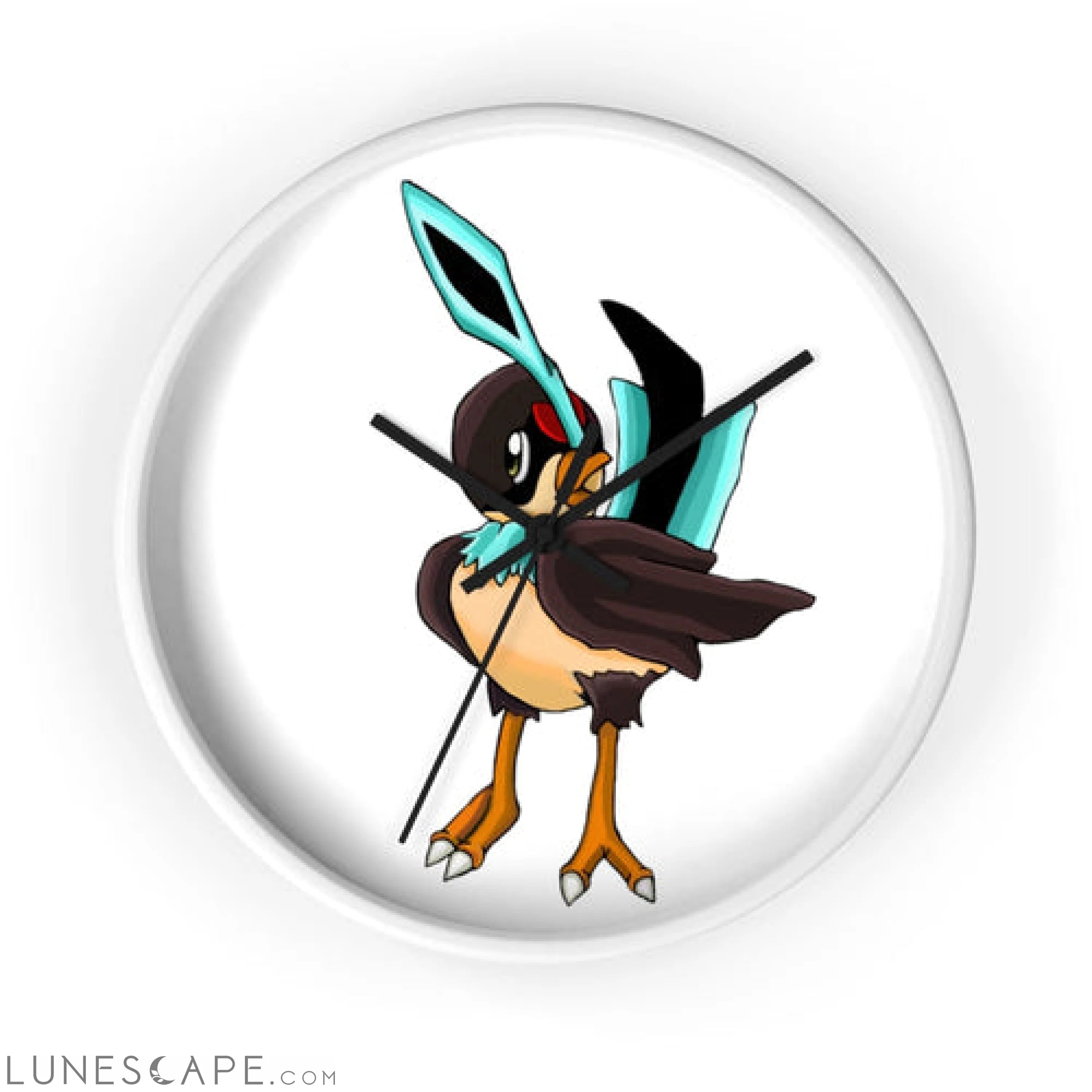Birdi Wall clock LUNESCAPE