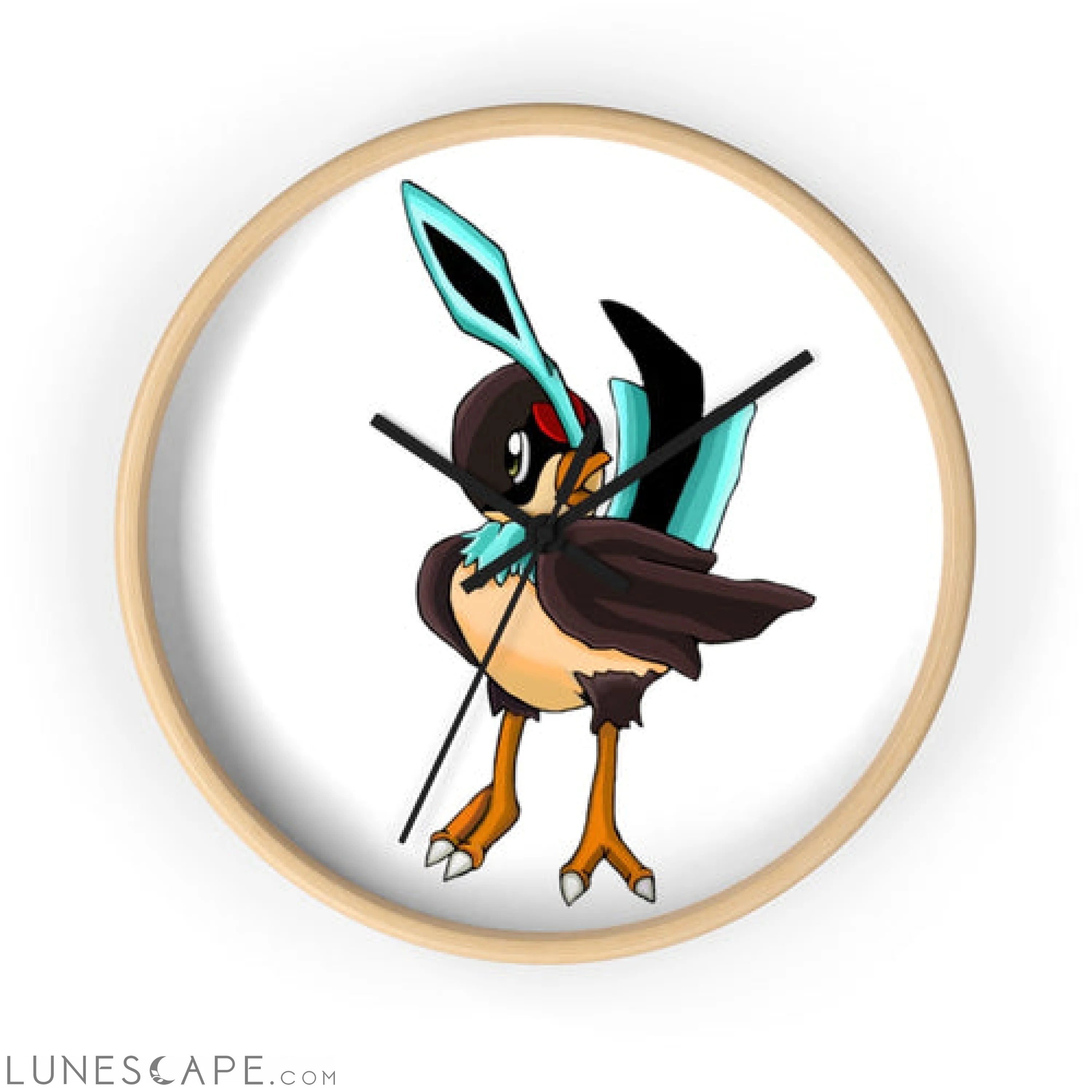Birdi Wall clock LUNESCAPE