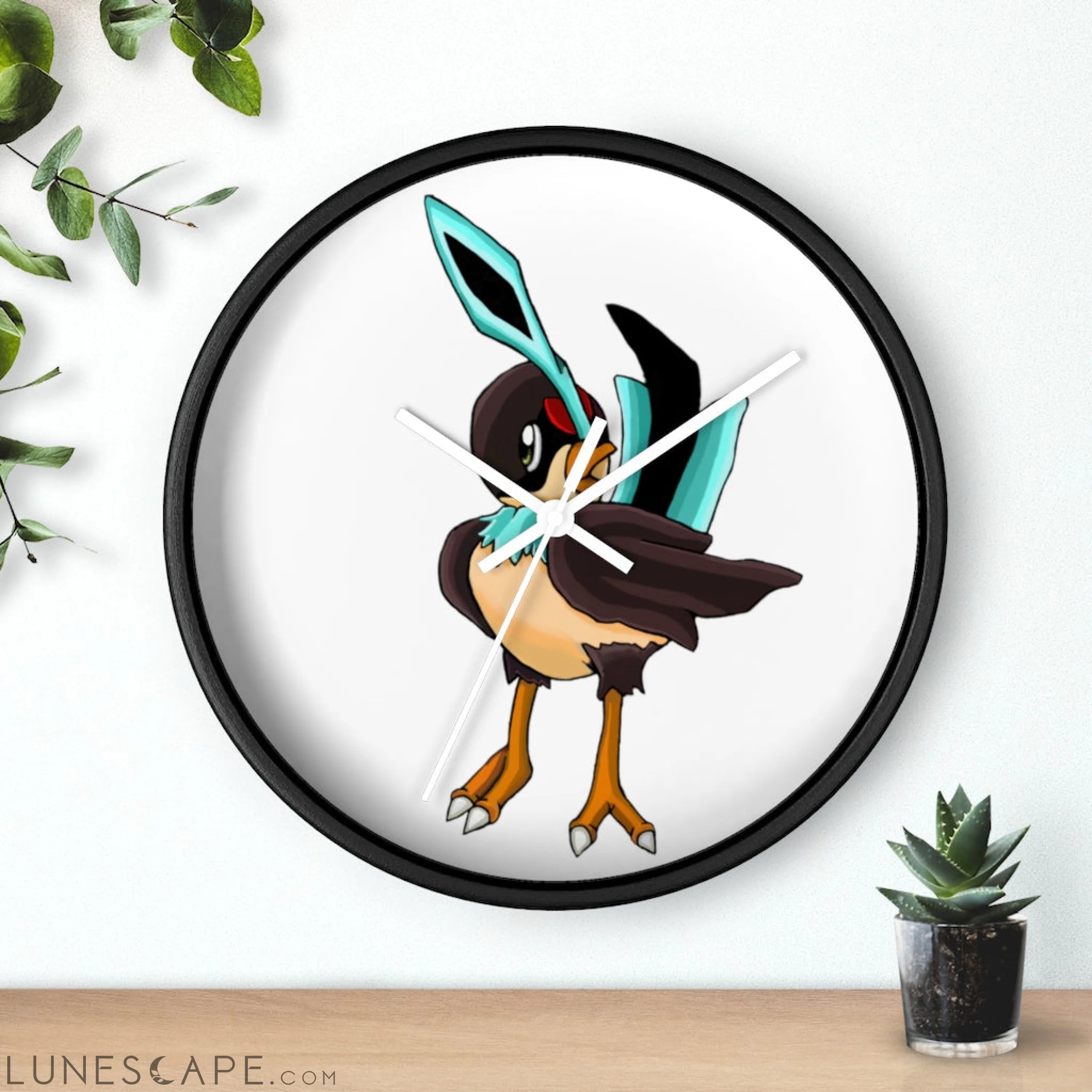 Birdi Wall clock LUNESCAPE