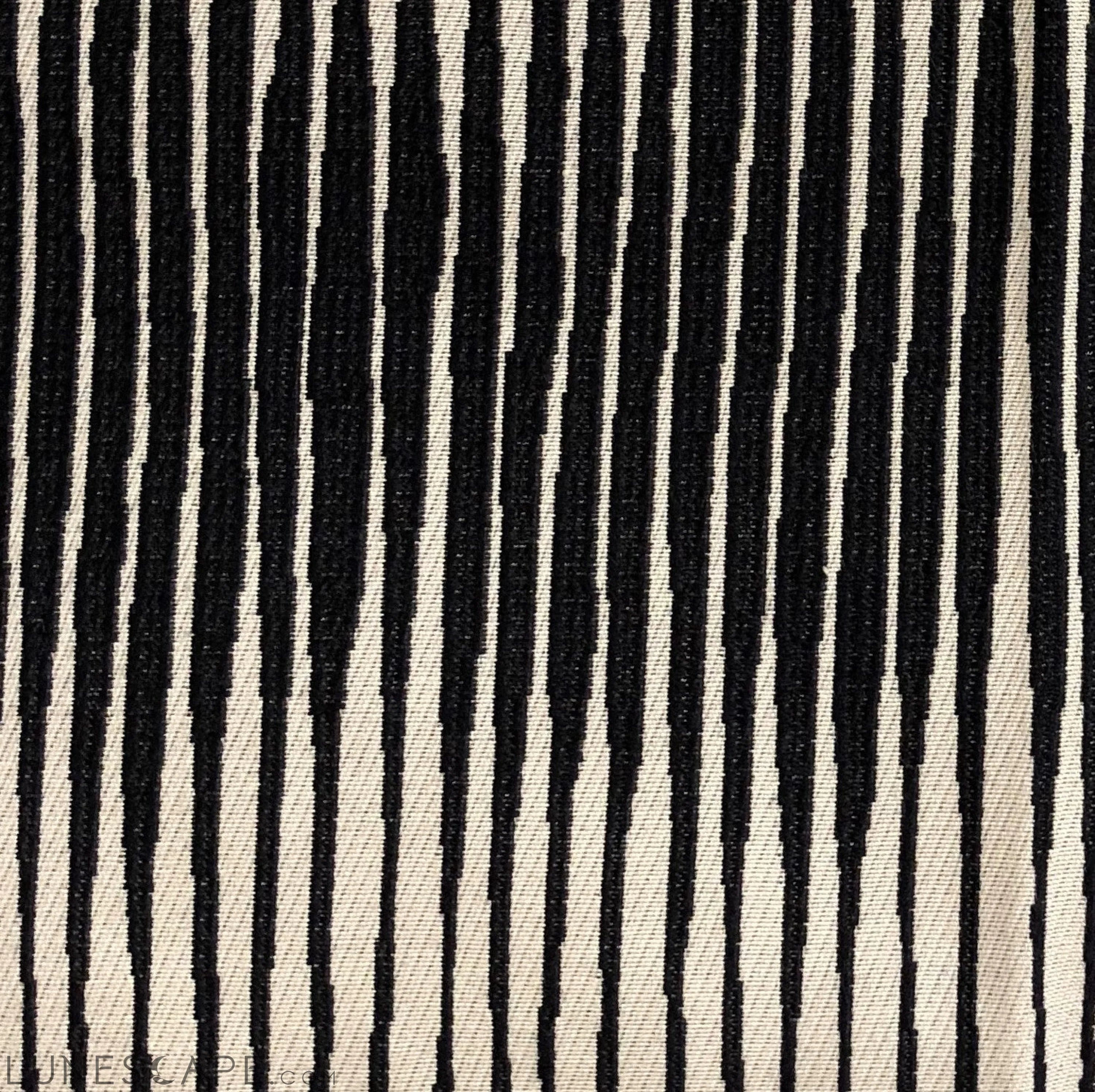 Black Crystal Luxury Throw Pillow in Black and Beige Tones LUNESCAPE