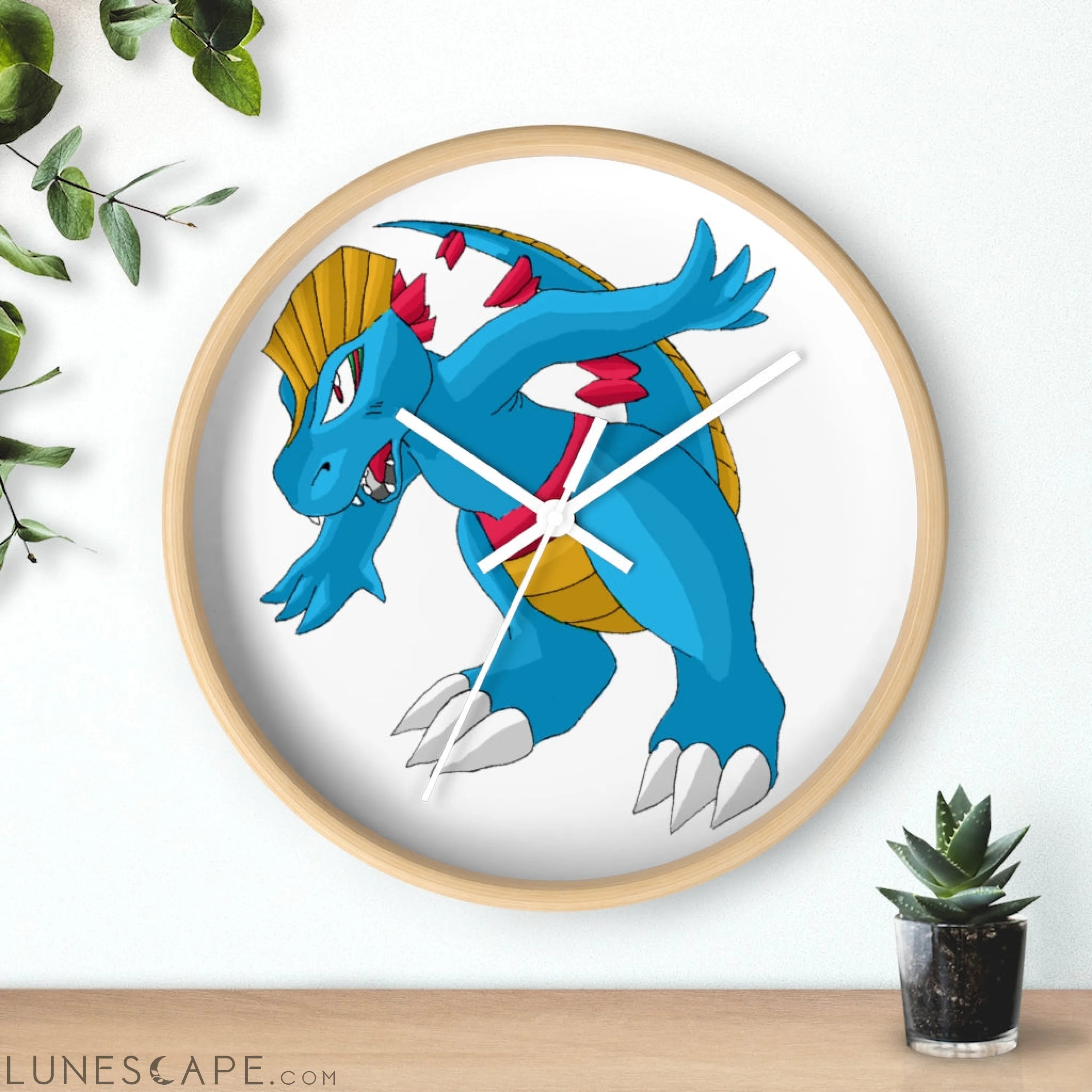 Blastdile Wall clock LUNESCAPE