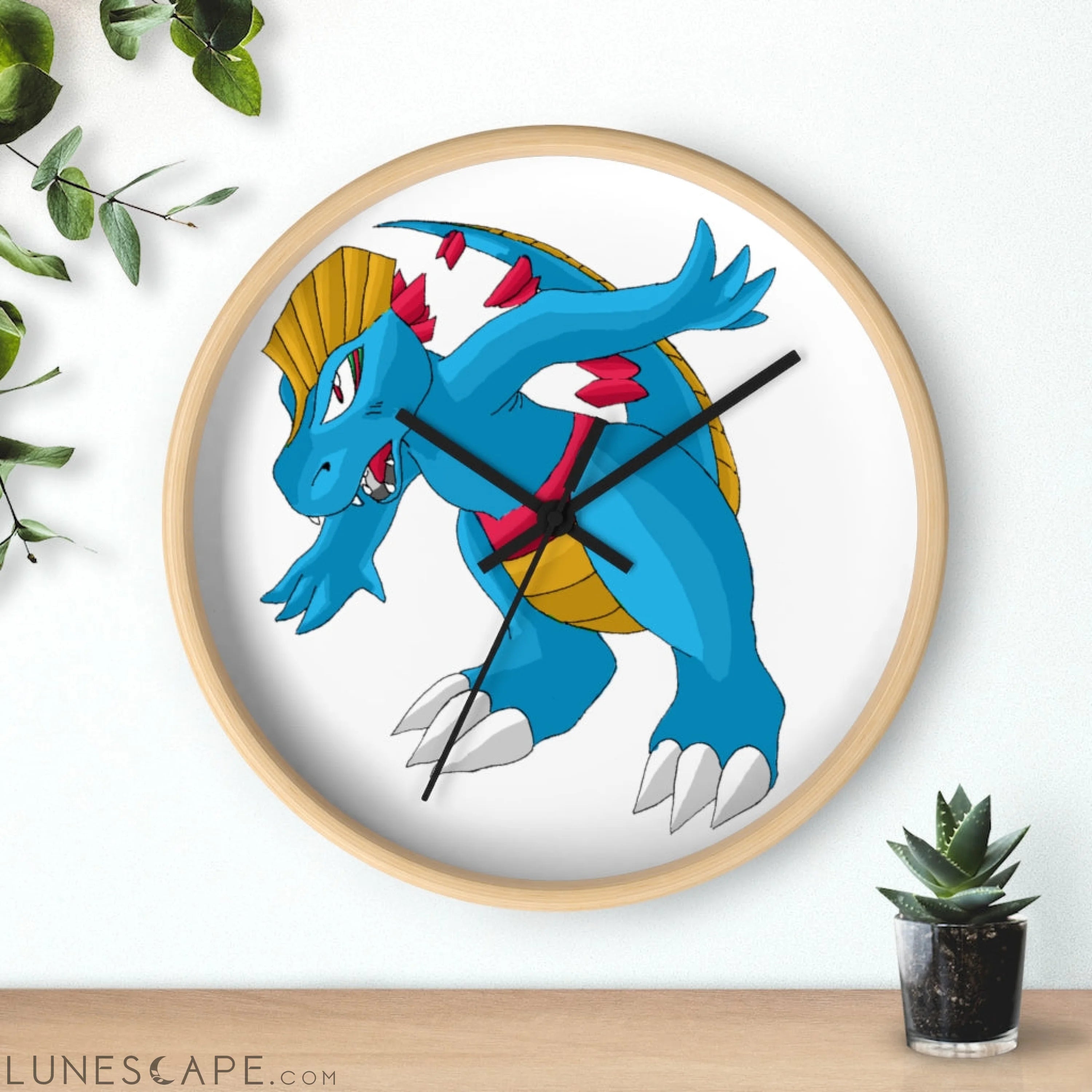 Blastdile Wall clock LUNESCAPE